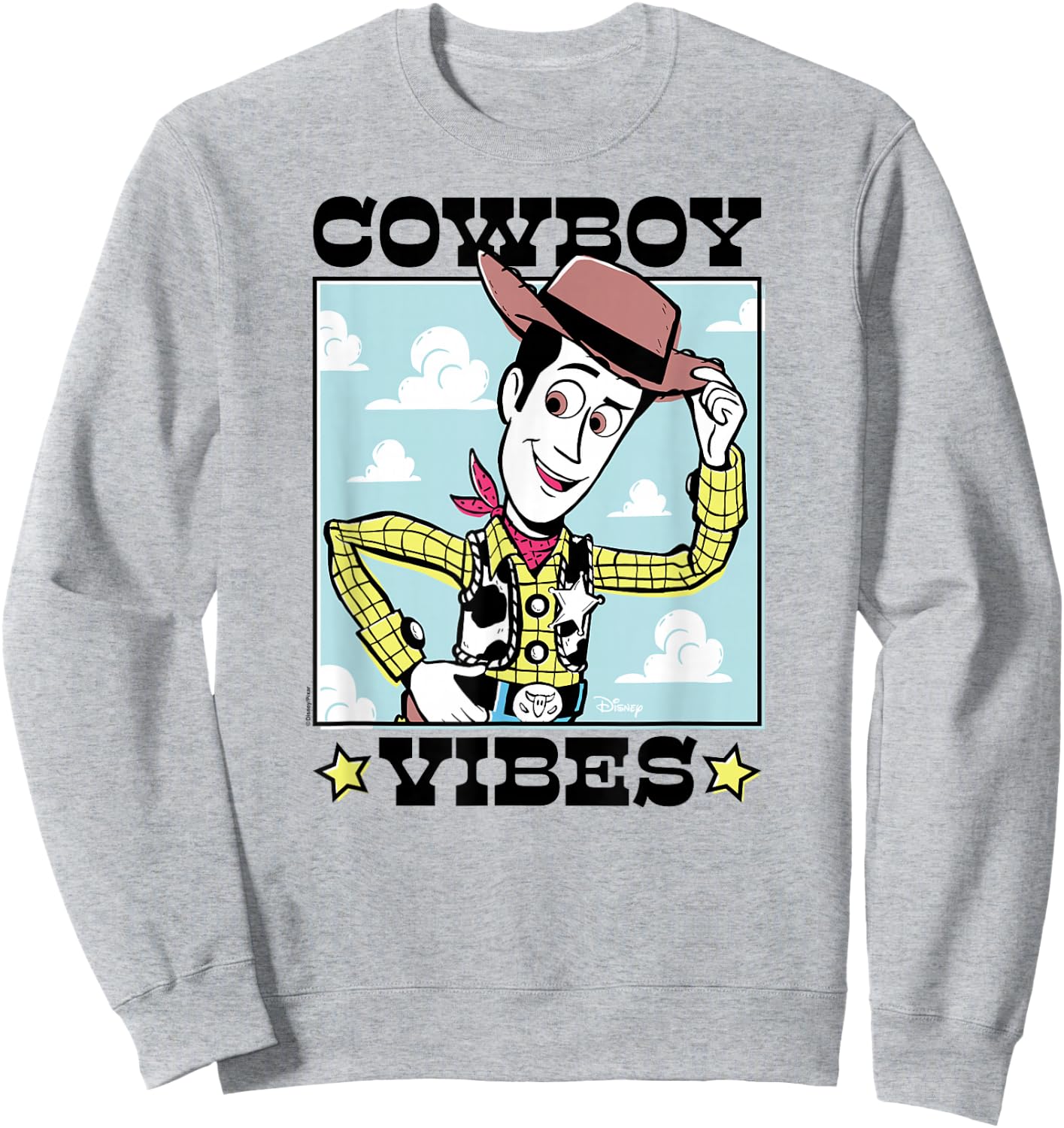 Toy Story - Cowboy Vibes Sweatshirt - Sweatshirt | Ash