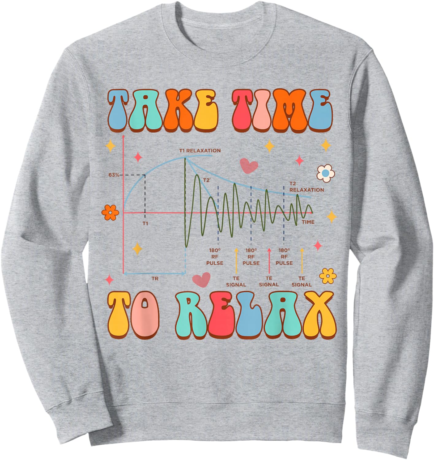 MRI Technologist Radiology Radiologist Takes Time To Relax Sweatshirt - Sweatshirt | Ash