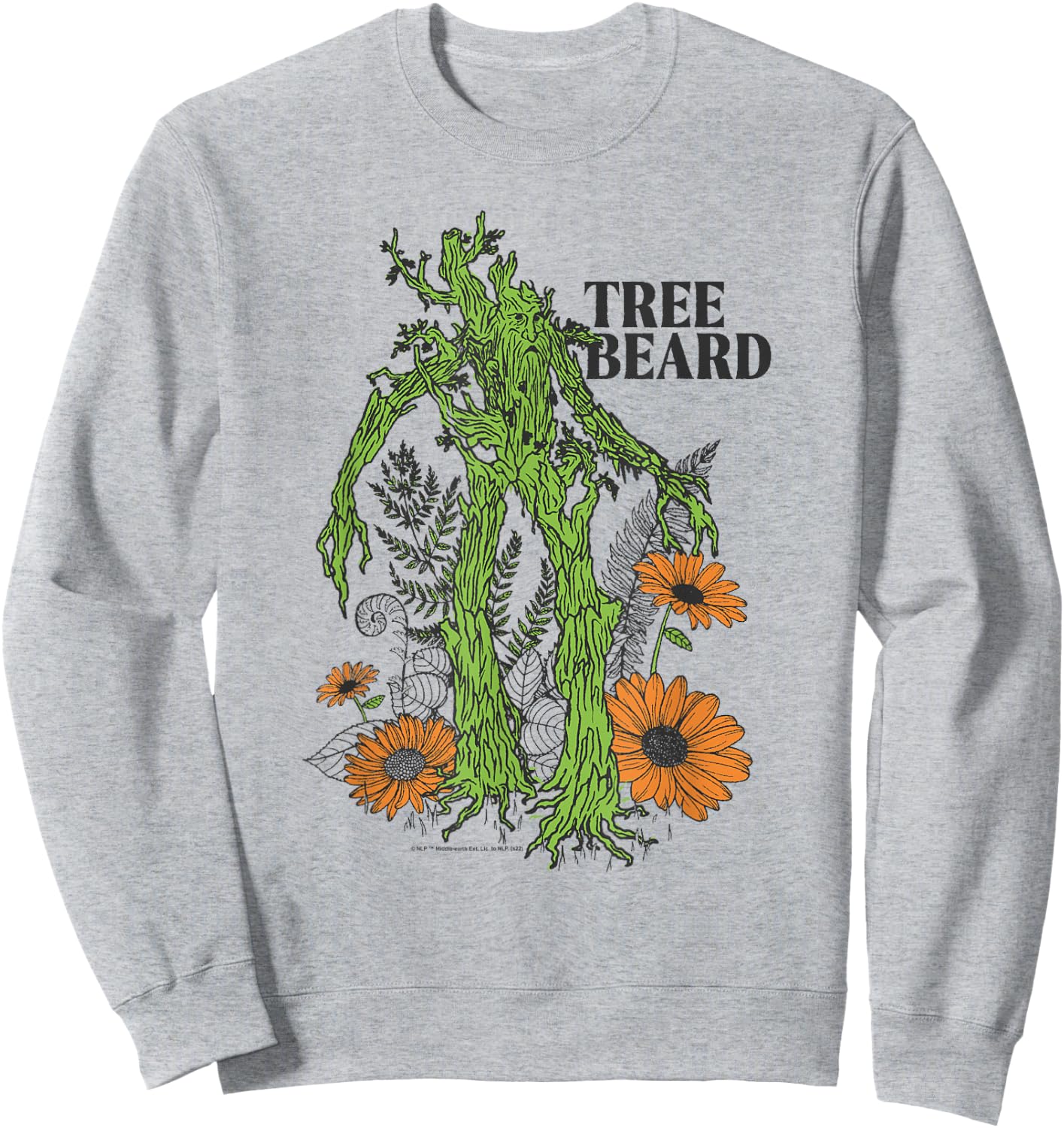 The Lord of The Rings: The Two Towers Tree Beard Nature Sweatshirt - Sweatshirt | Ash