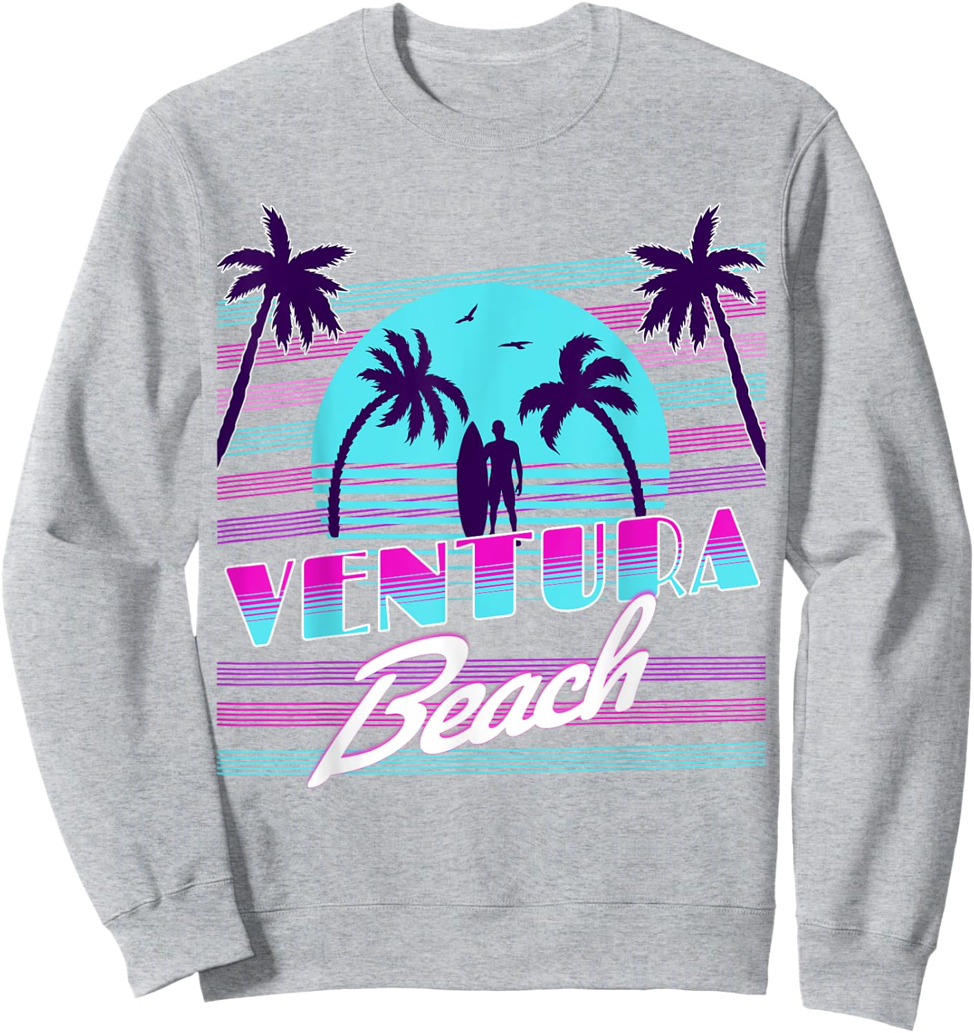 Ventura Beach Men Women Kids Sweatshirt - Sweatshirt | Ash