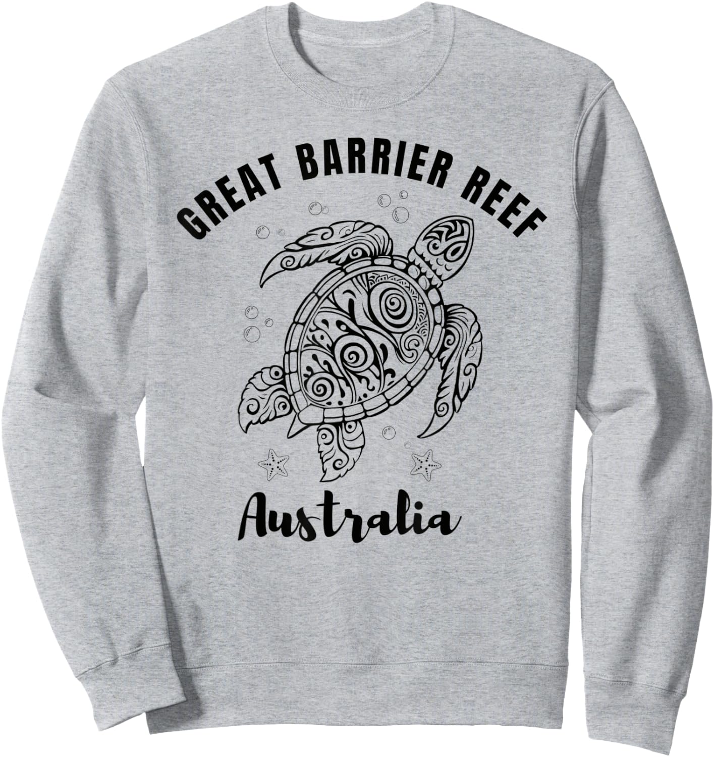 Swimming with Turtles, Great Barrier Reef, Australia Sweatshirt - Sweatshirt | Ash