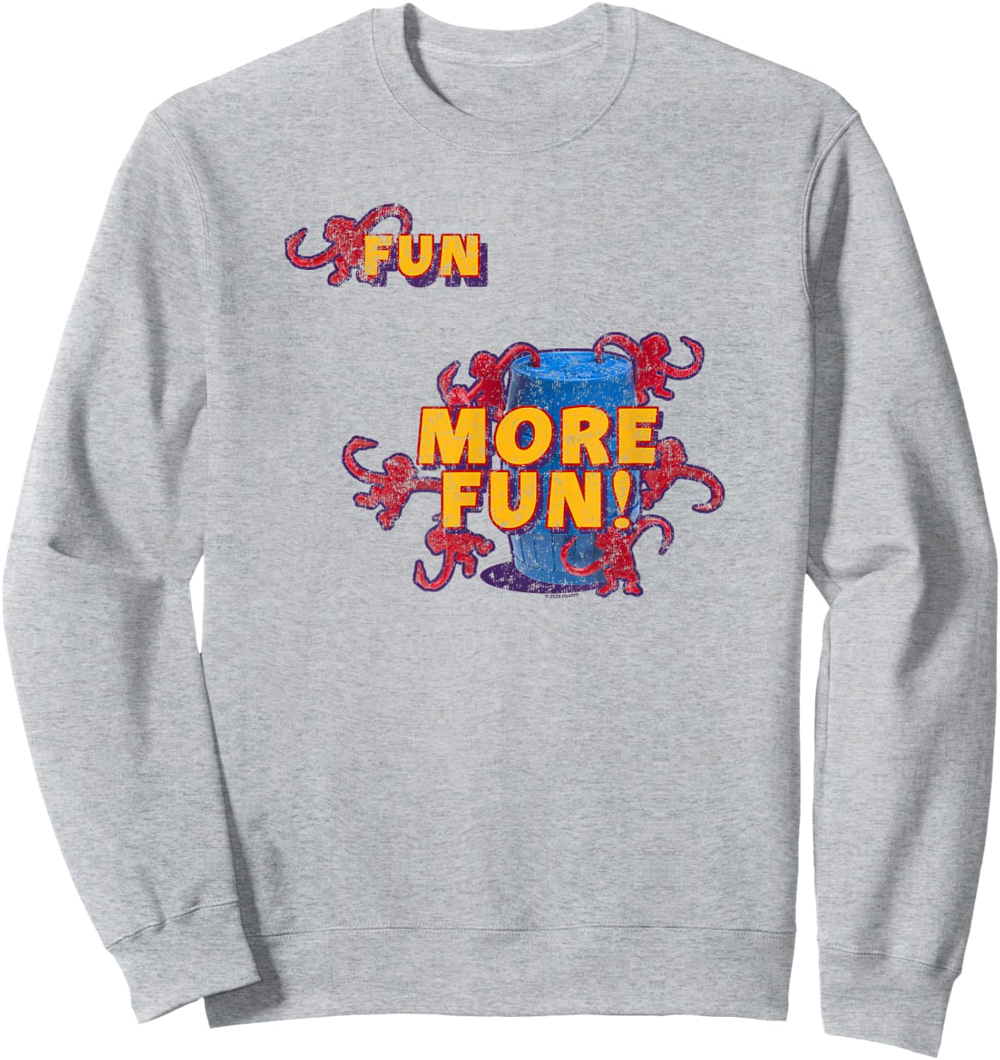 Fun More Fun! Vintage Barrel Logo Sweatshirt - Sweatshirt | Ash
