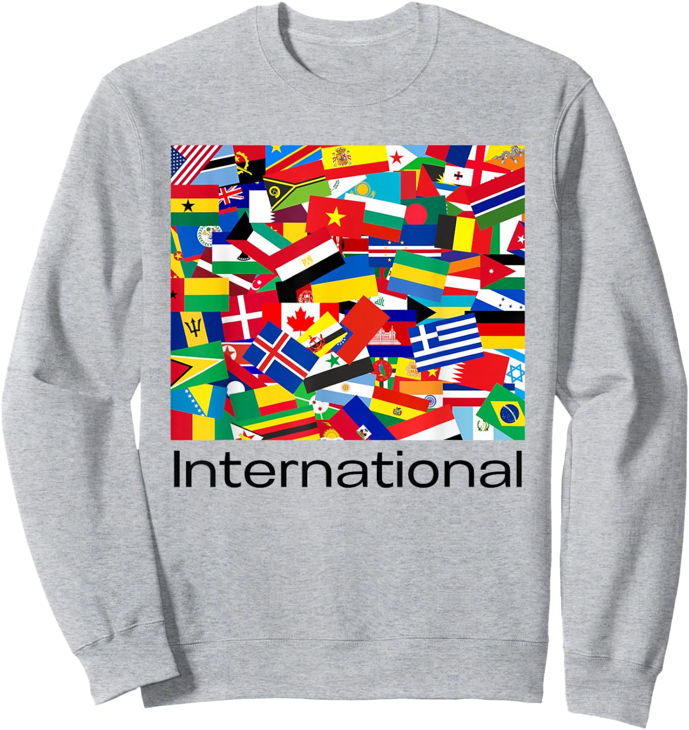 International Day of Peace National Flag United Nations Sweatshirt - Sweatshirt | Ash