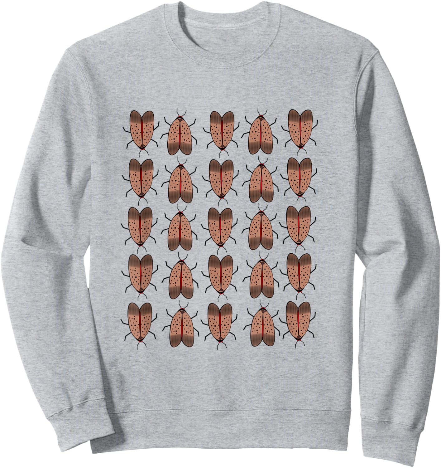 Spotted LanternFlies Sweatshirt - Sweatshirt | Ash