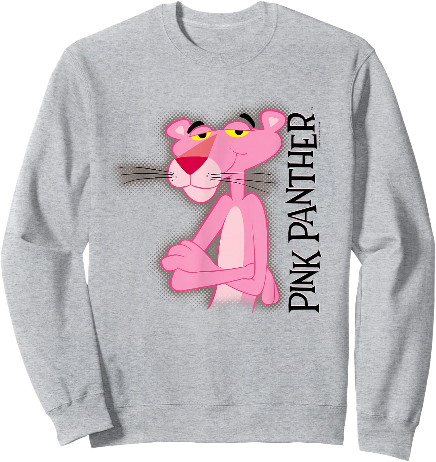 Pink Panther Cool Cat Bling Small Sweatshirt - Sweatshirt | Ash