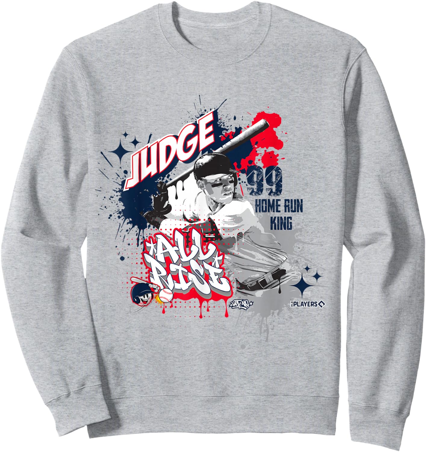 Aaron Judge New York Baseball Sket One x MLB Players Sweatshirt - Sweatshirt | Ash