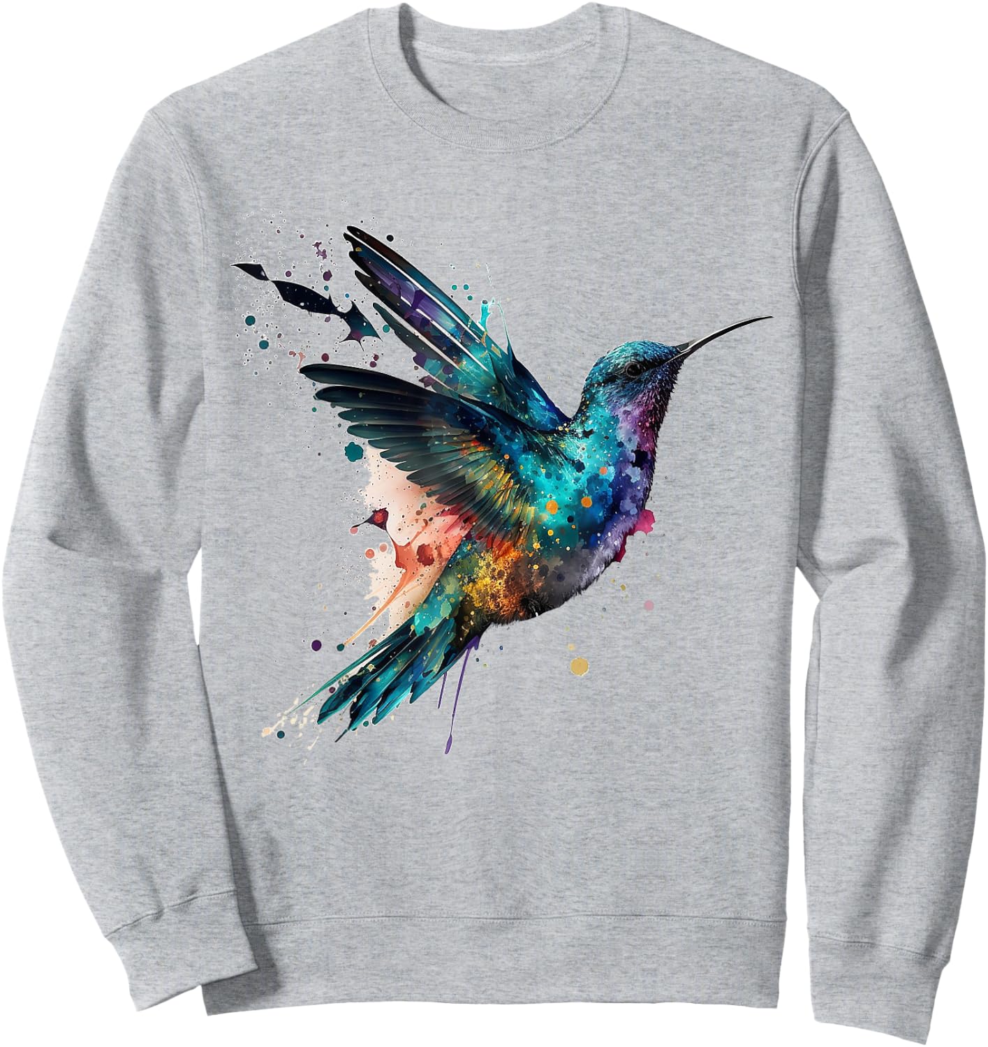 Bird Art Animals Animal Design Bird Sweatshirt - Sweatshirt | Ash