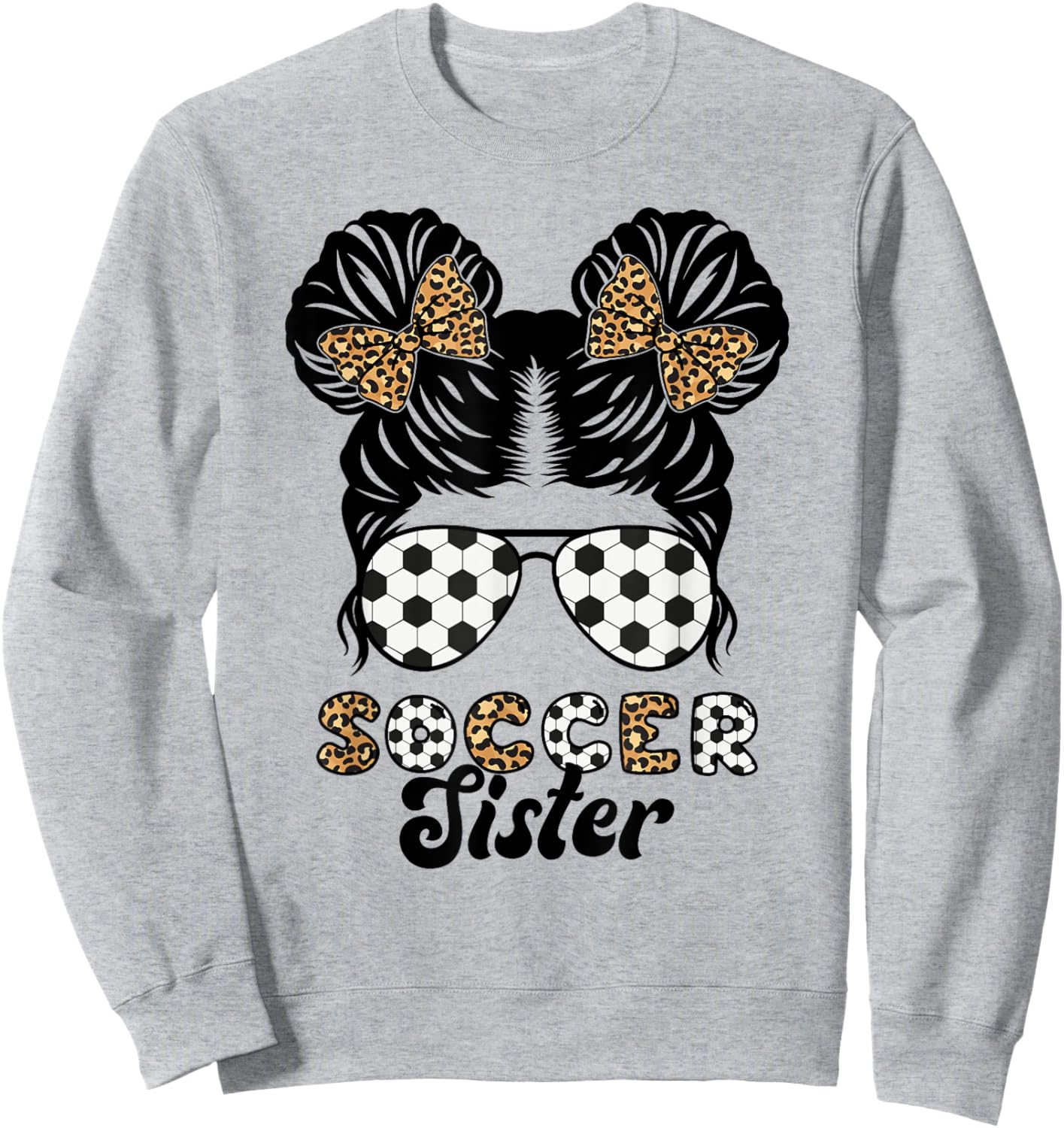 Soccer Sister Of A Soccer Player Proud Soccer Sis Sweatshirt - Sweatshirt | Ash