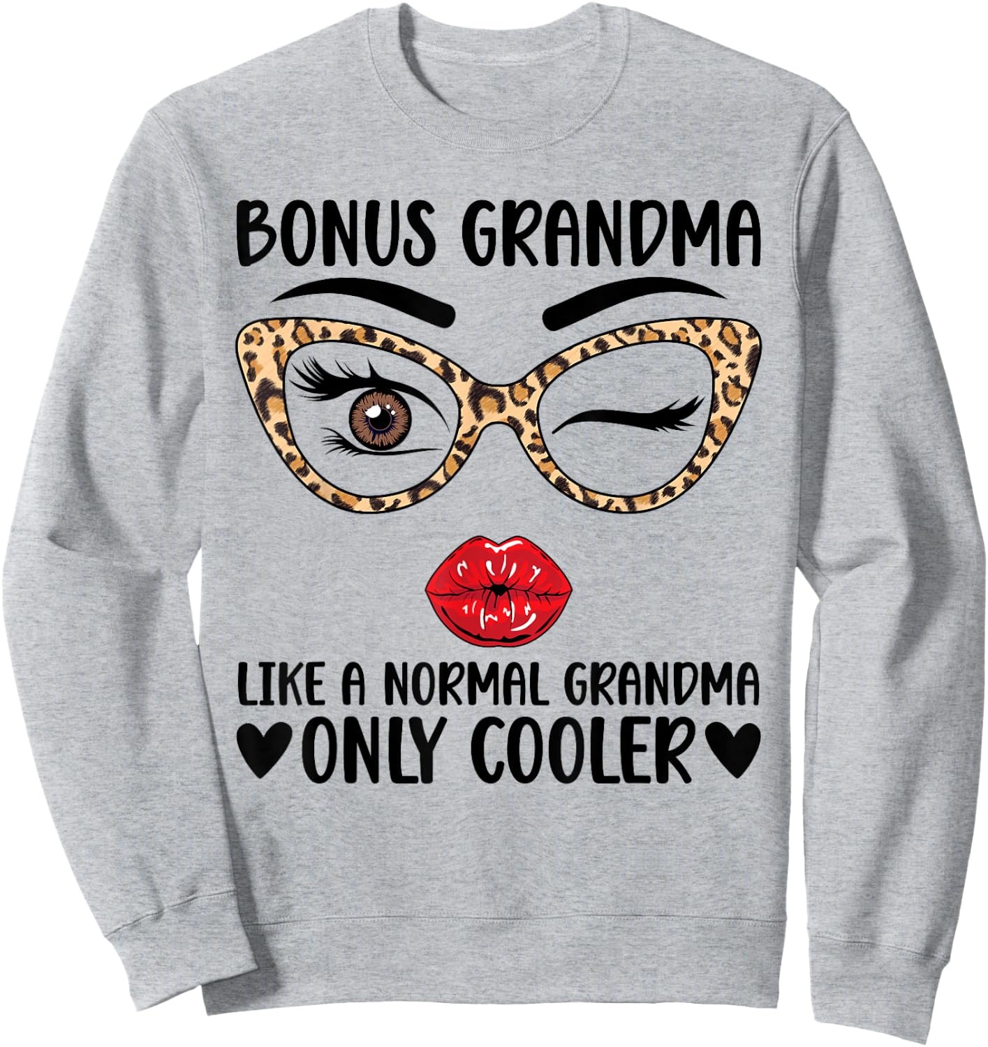Bonus Grandma Cool Bonus Grandmother Step Grandma Sweatshirt - Sweatshirt | Ash