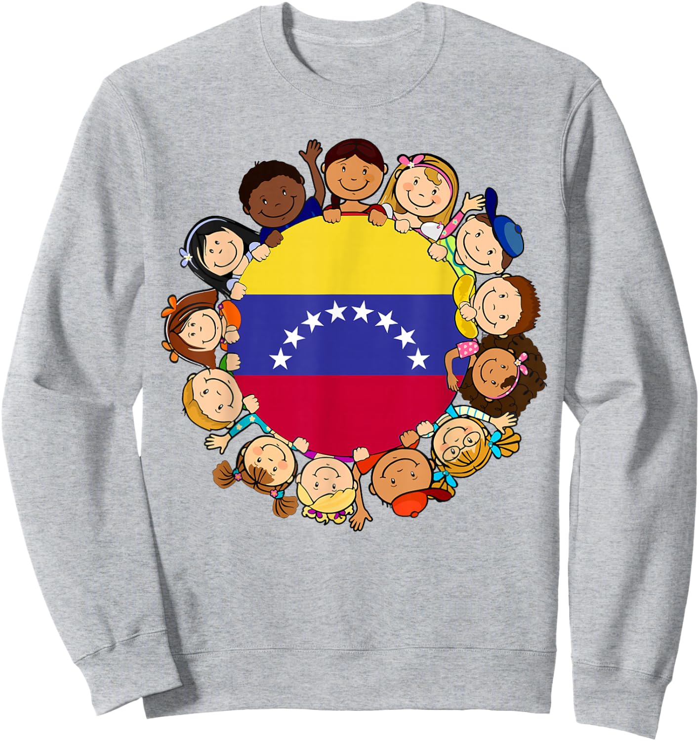 Venezuela Flag Venezuelan Kids Hispanic Heritage Month Boy Sweatshirt - Sweatshirt | Ash