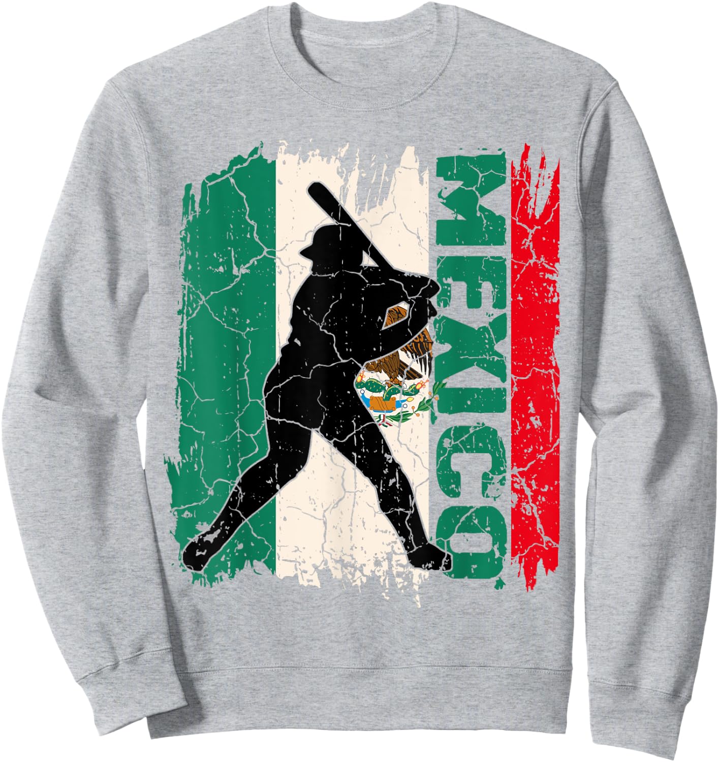 Cinco De Mayo Baseball Mexico Shirt Mexican Flag Kid Boy Men Sweatshirt - Sweatshirt | Ash