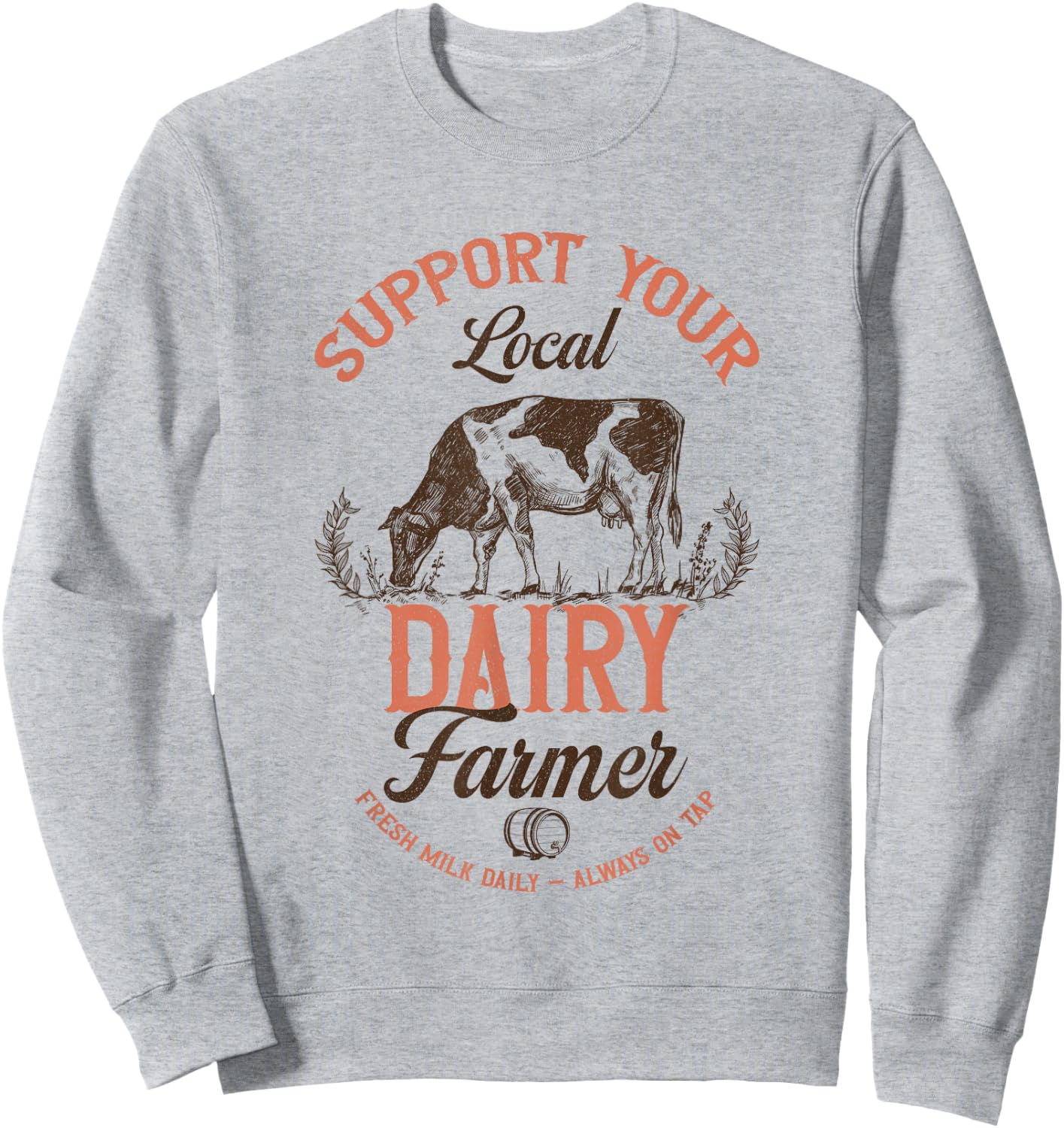 Funny Breast feeding Moms Saying New Moms Breastmilk On Tap Sweatshirt - Sweatshirt | Ash