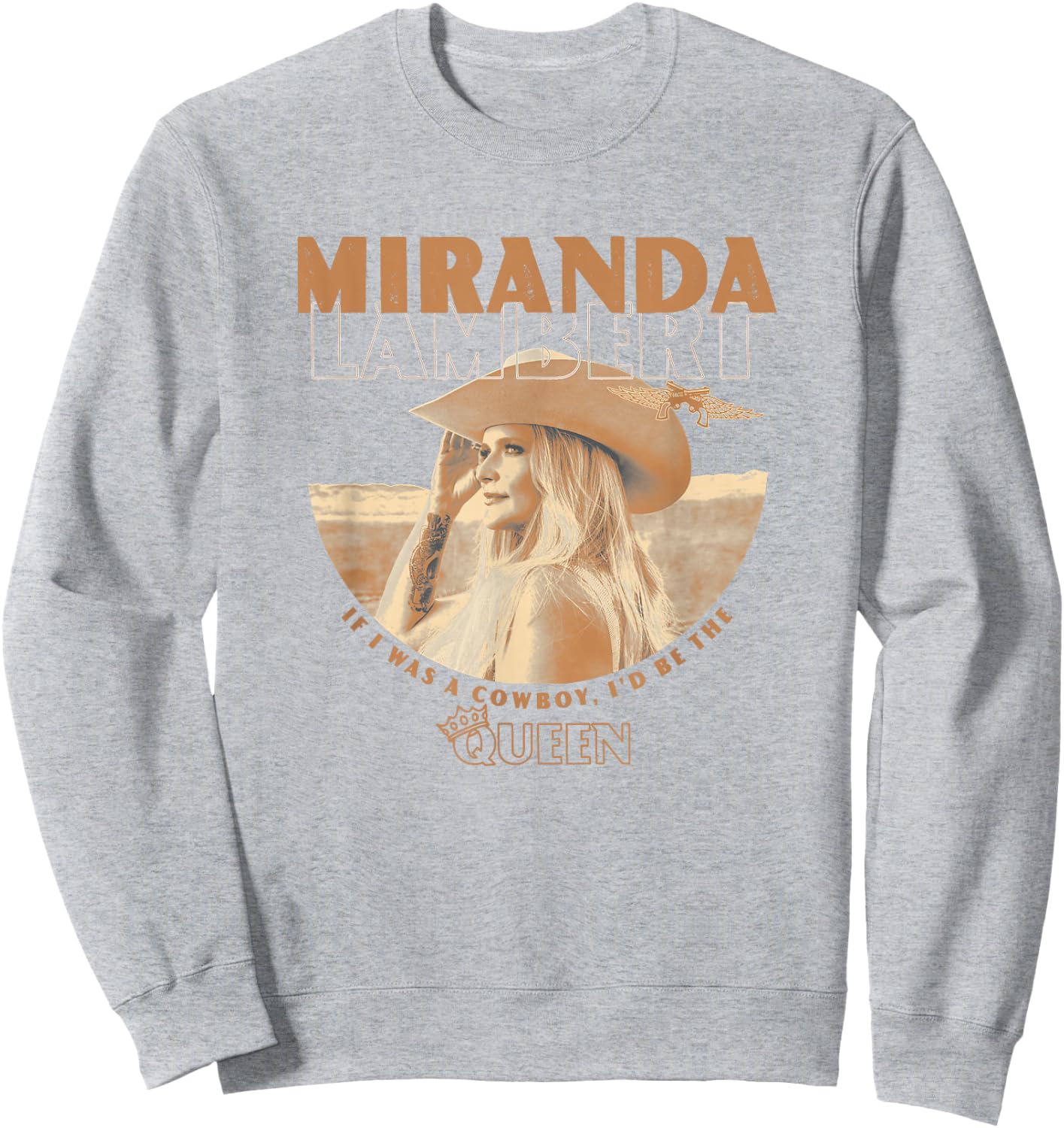 Miranda Lambert Cowboy Sweatshirt - Sweatshirt | Ash
