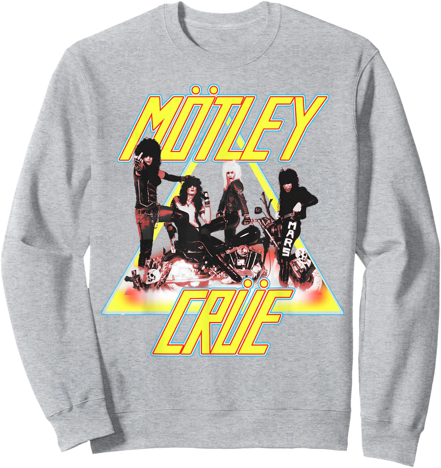Mötley Crüe – Too Fast Motorcycle Shift On Pink Sweatshirt - Sweatshirt | Ash