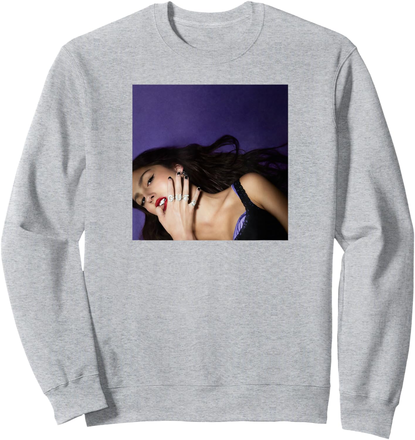 Official Olivia Rodrigo Guts Album Cover Sweatshirt - Sweatshirt | Ash
