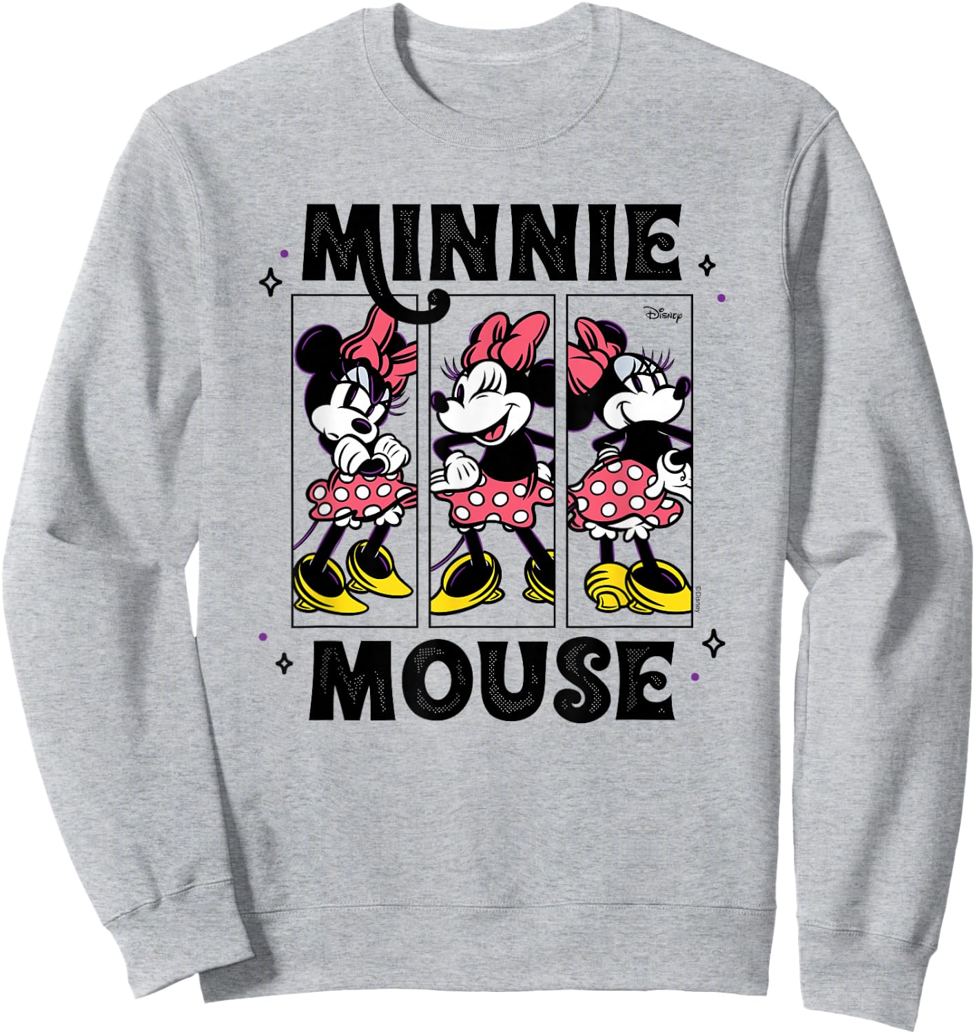 Minnie Mouse - Different Poses And Expressions Sweatshirt - Sweatshirt | Ash
