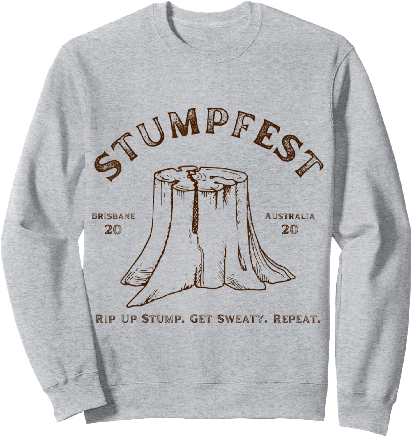 Vintage STUMPFEST! Grey Vintage Distressed Modern Vintage Sweatshirt - Sweatshirt | Ash