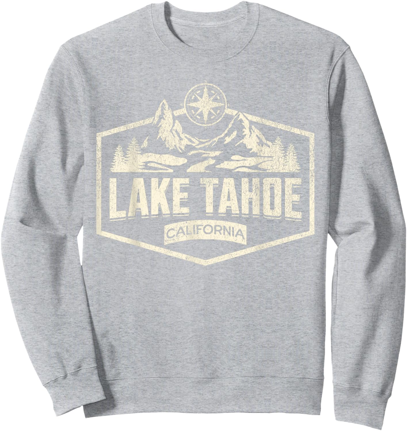 Lake Tahoe California Sweatshirt - Sweatshirt | Ash