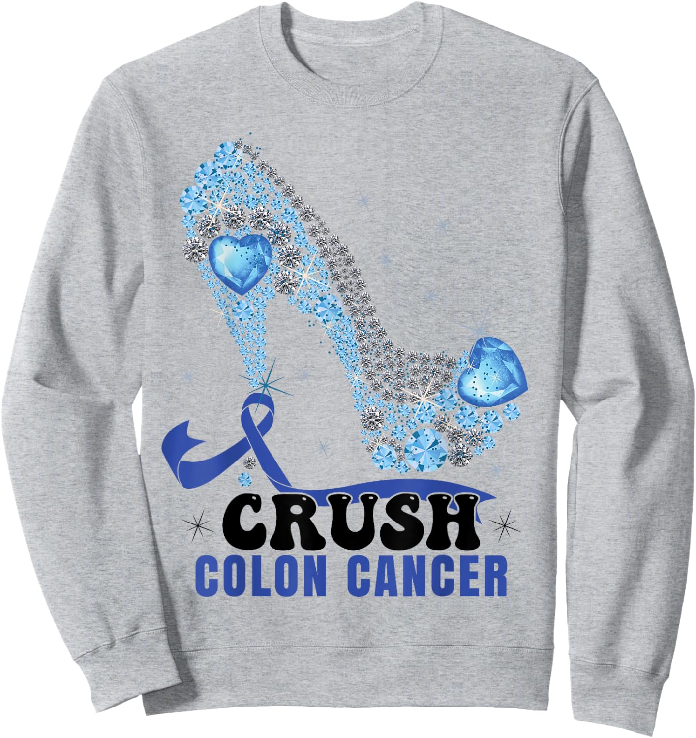 Women Colon Cancer Sweatshirt - Sweatshirt | Ash