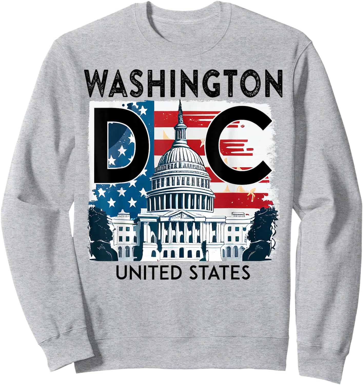 Washington DC Capitol Hill USA Souvenirs Gifts Men Women Kid Sweatshirt - Sweatshirt | Ash