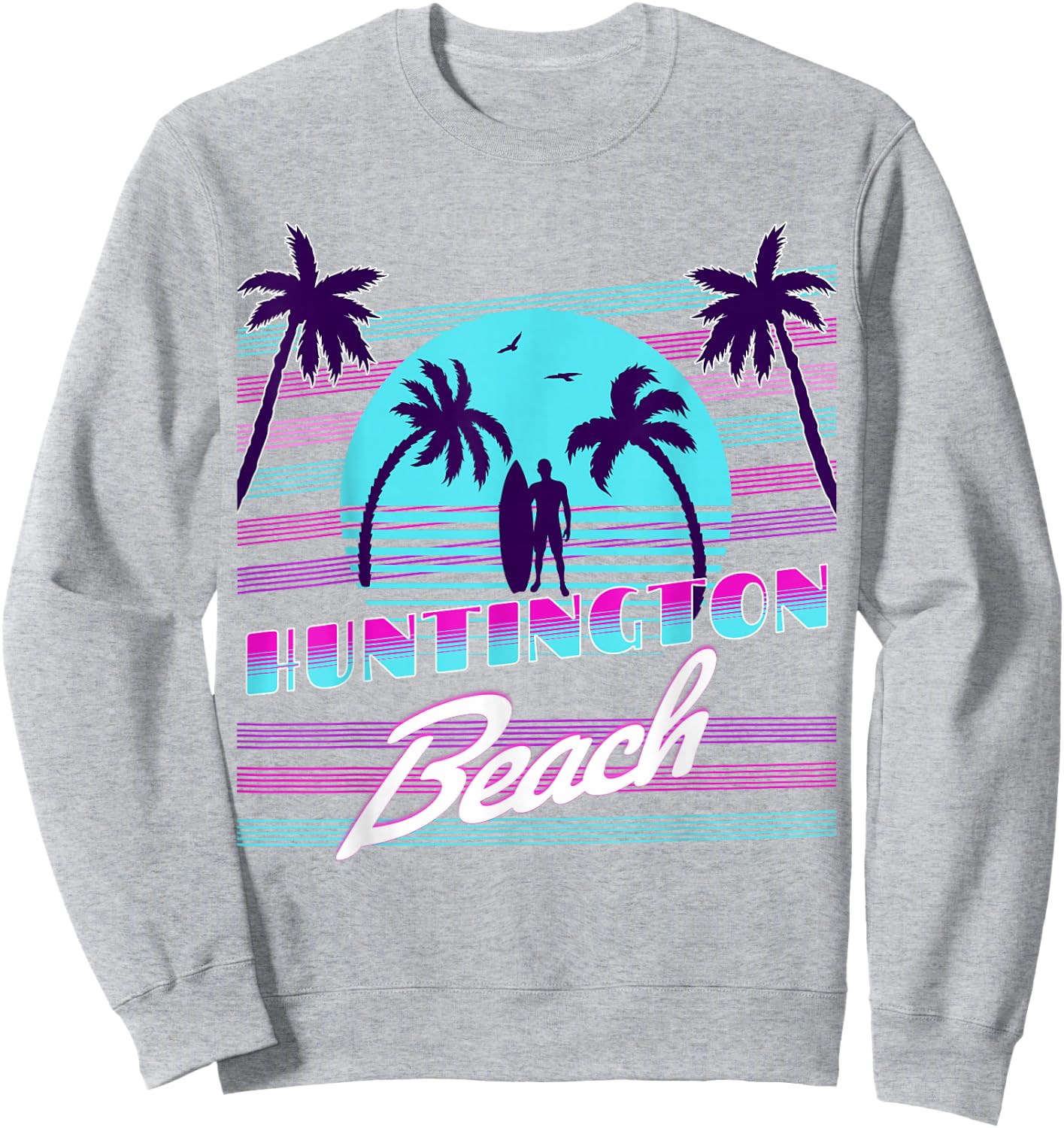 Huntington Beach Sweatshirt - Sweatshirt | Ash