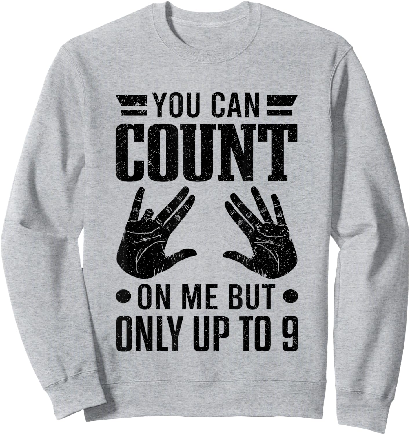 Finger Amputee Outfit Amputation Amputated Missing Finger Sweatshirt - Sweatshirt | Ash