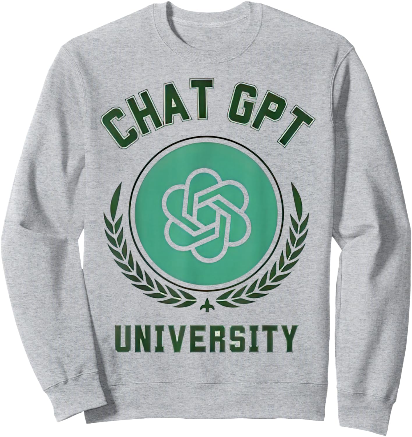 University of Chat Gpt Sweatshirt - Sweatshirt | Ash