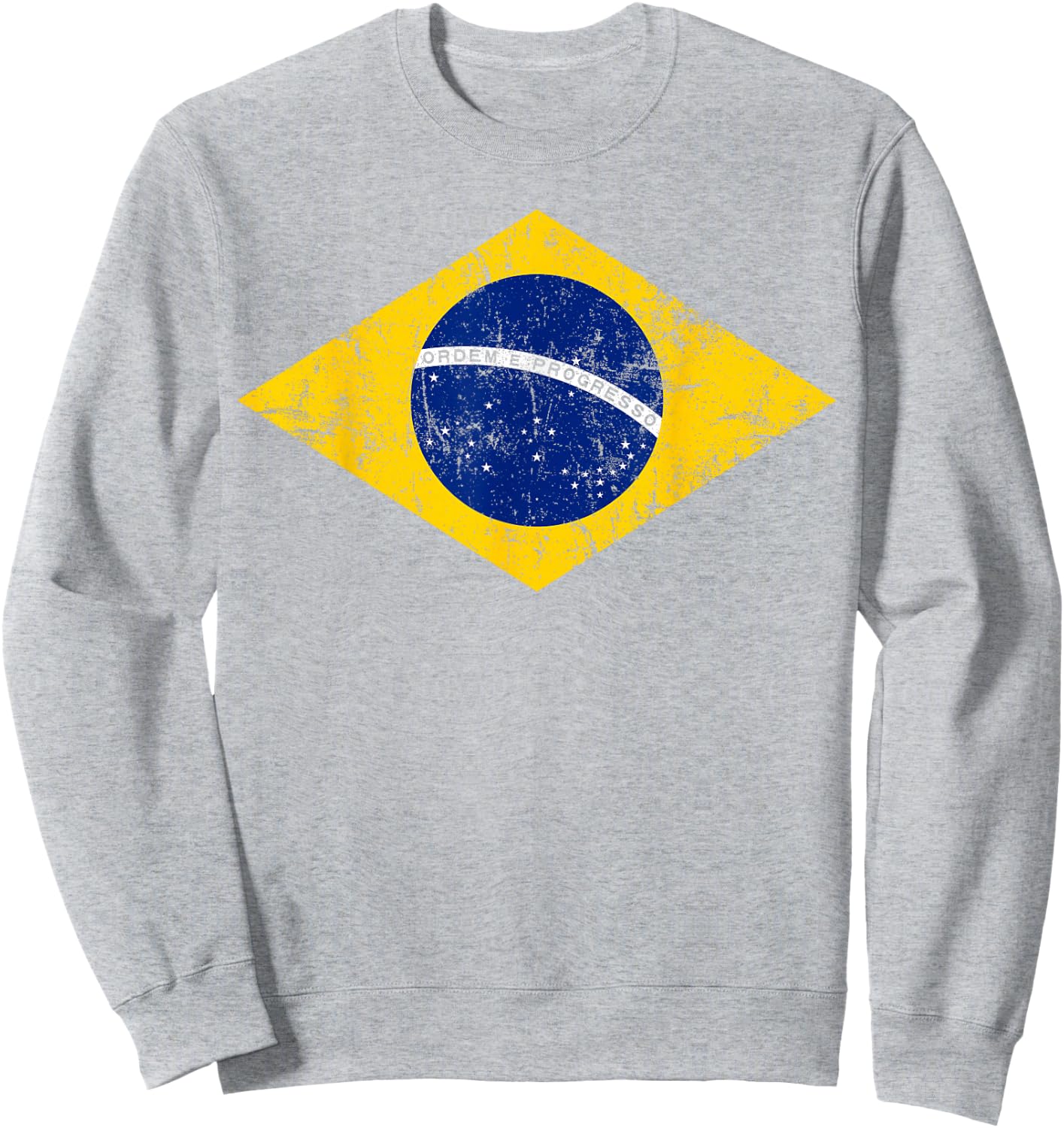 Brazil T Shirt Women Men Kids Brasil Brazilian Flag Green Sweatshirt - Sweatshirt | Ash