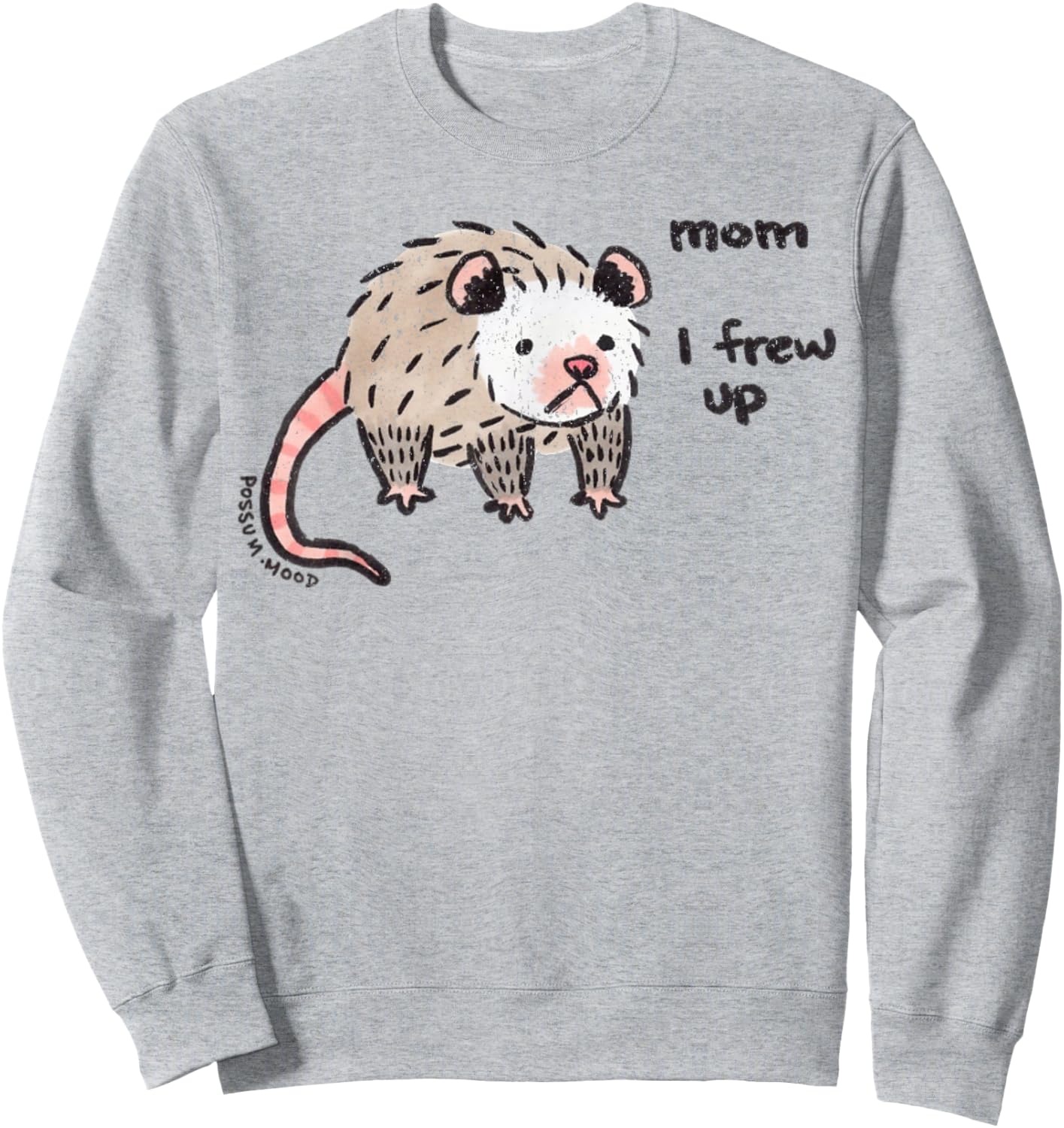 Vintage Mom I Frew Up Sweatshirt - Sweatshirt | Ash