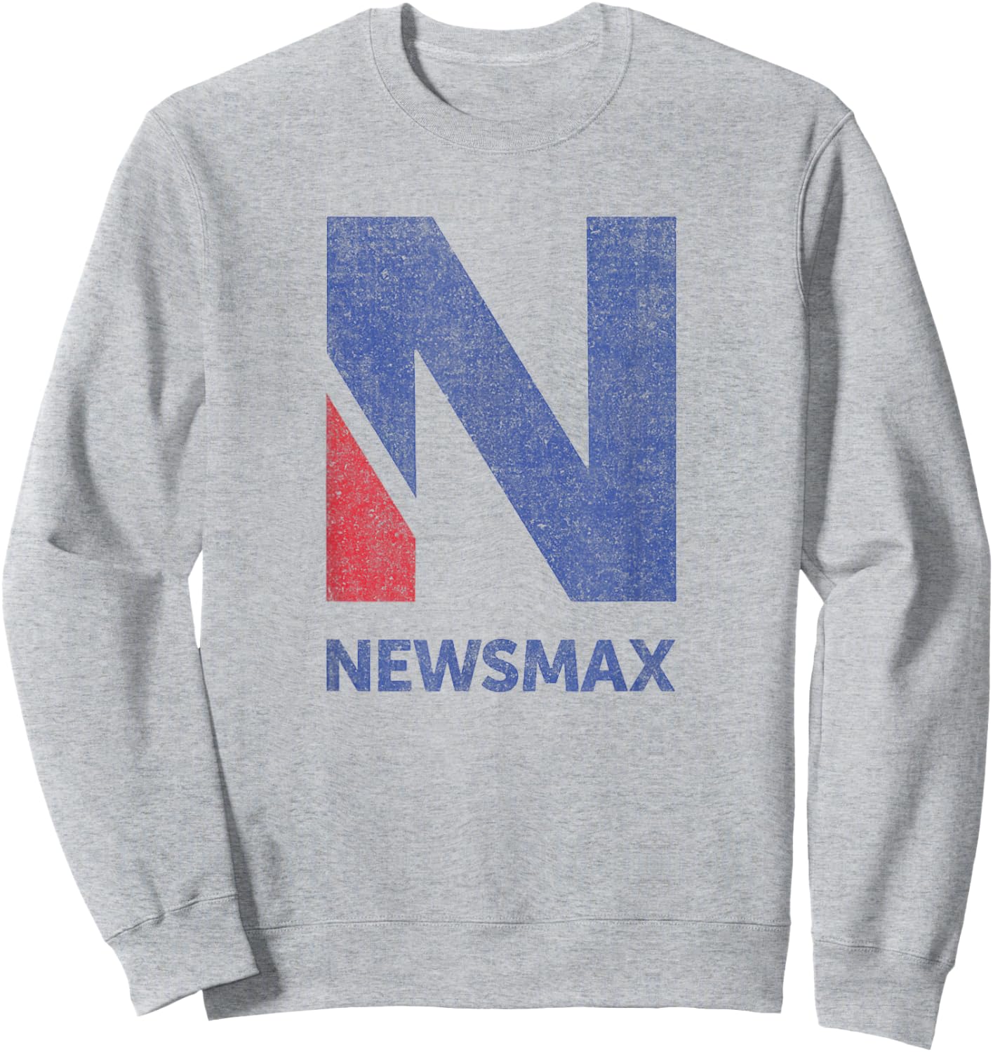 Newsmax - Health, Personal Finance, Faith And Freedom News Sweatshirt - Sweatshirt | Ash