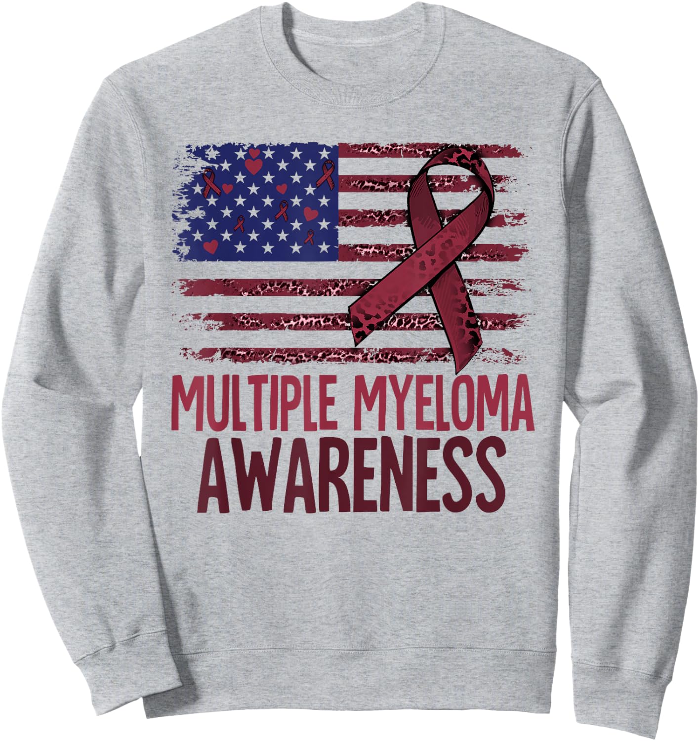 Multiple Myeloma Awareness Sweatshirt - Sweatshirt | Ash