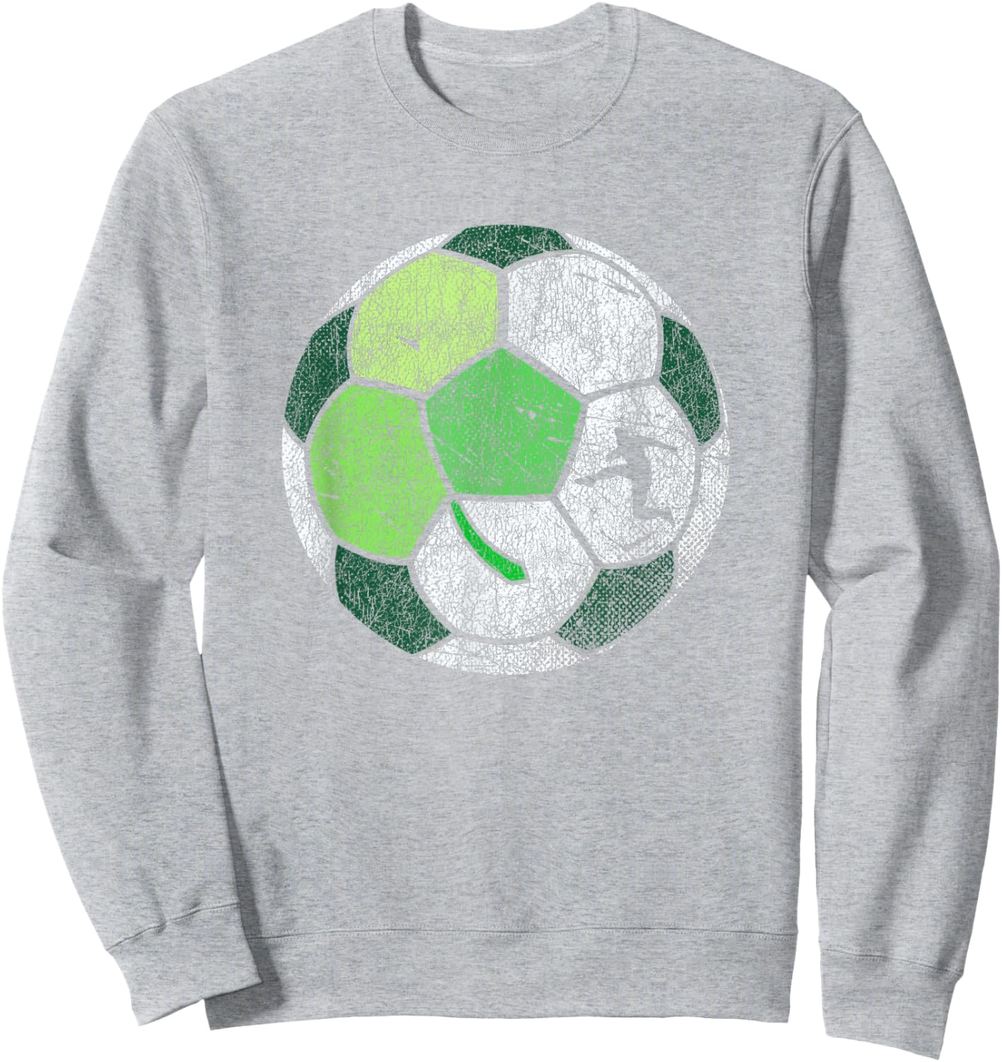 Soccer Shamrock Ball for Boys Men - St. Patrick's Day Sweatshirt - Sweatshirt | Ash