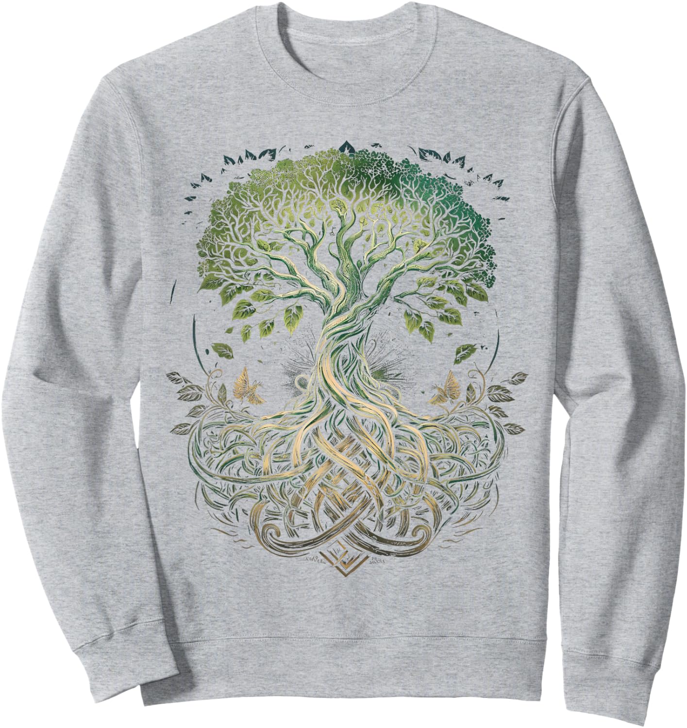Tree of Life Yggdrasil Viking Midgard Thor Walhalla Sweatshirt - Sweatshirt | Ash