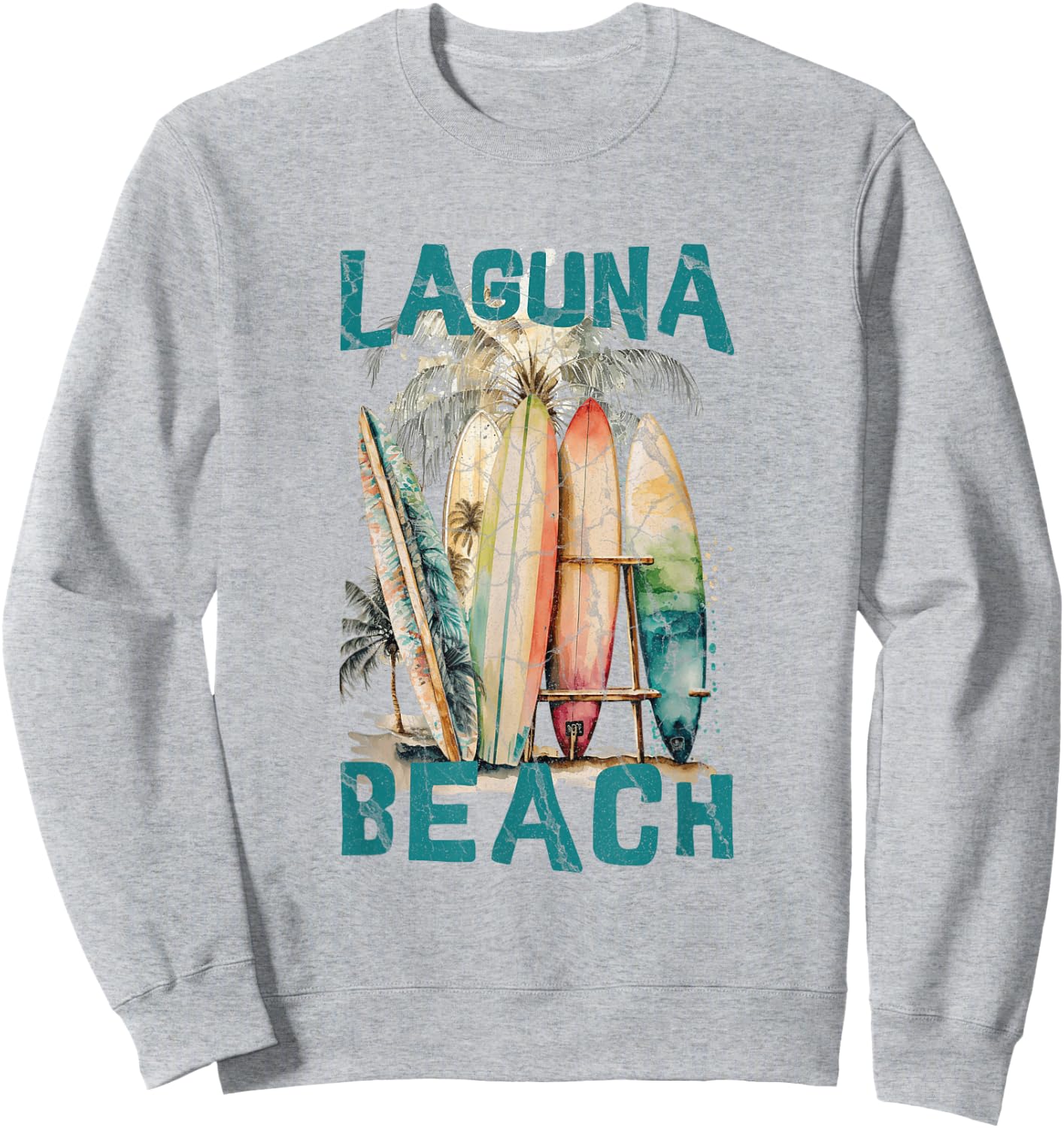 Laguna Beach Sweatshirt - Sweatshirt | Ash