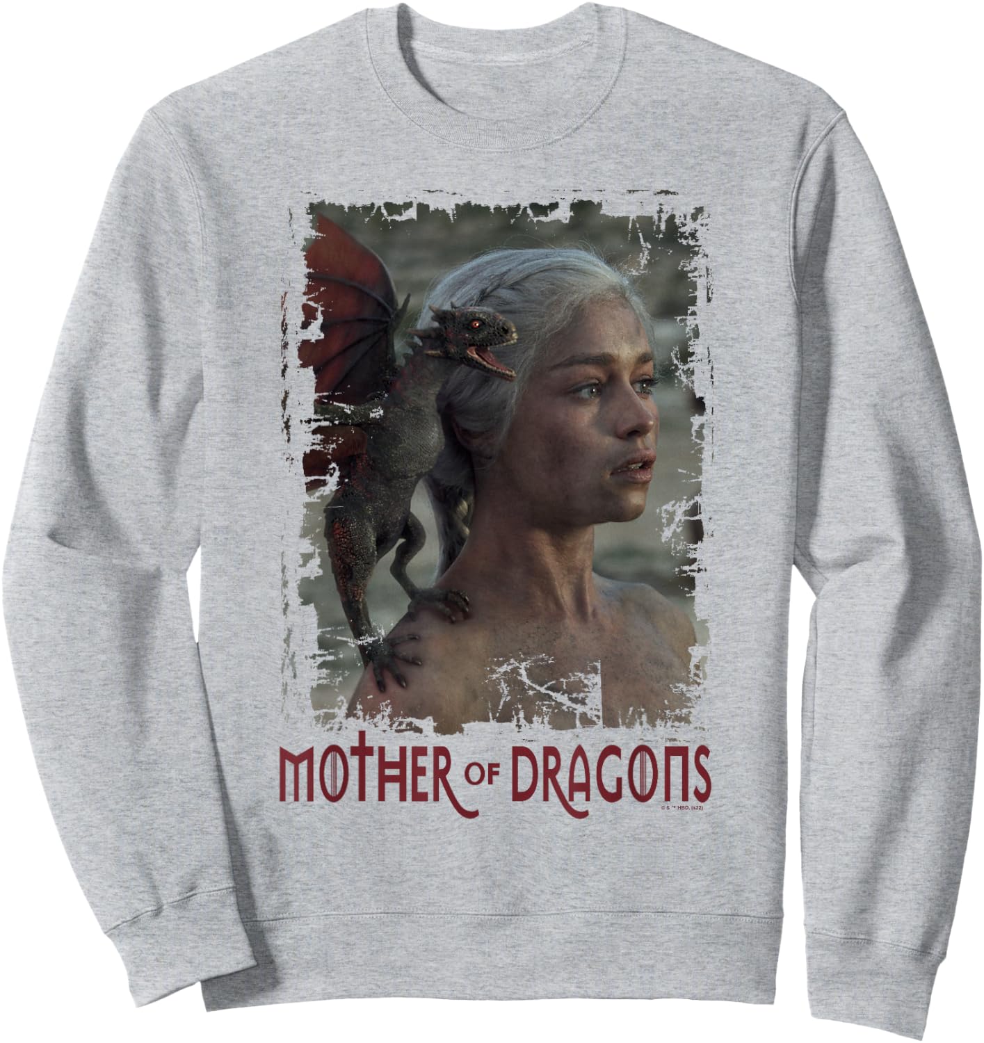Game Of Thrones Daenerys Targaryen Mother Of Dragons Sweatshirt - Sweatshirt | Ash