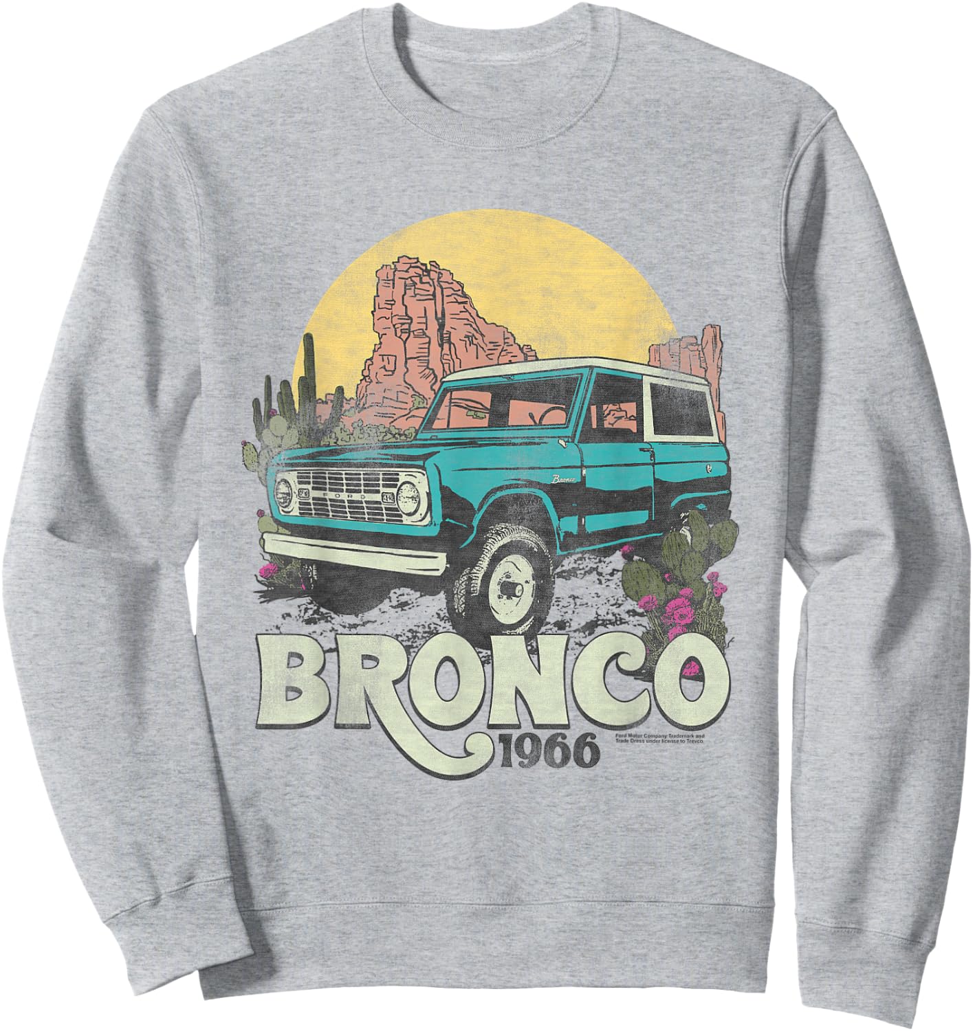 Ford Bronco Desert Ride Sweatshirt - Sweatshirt | Ash