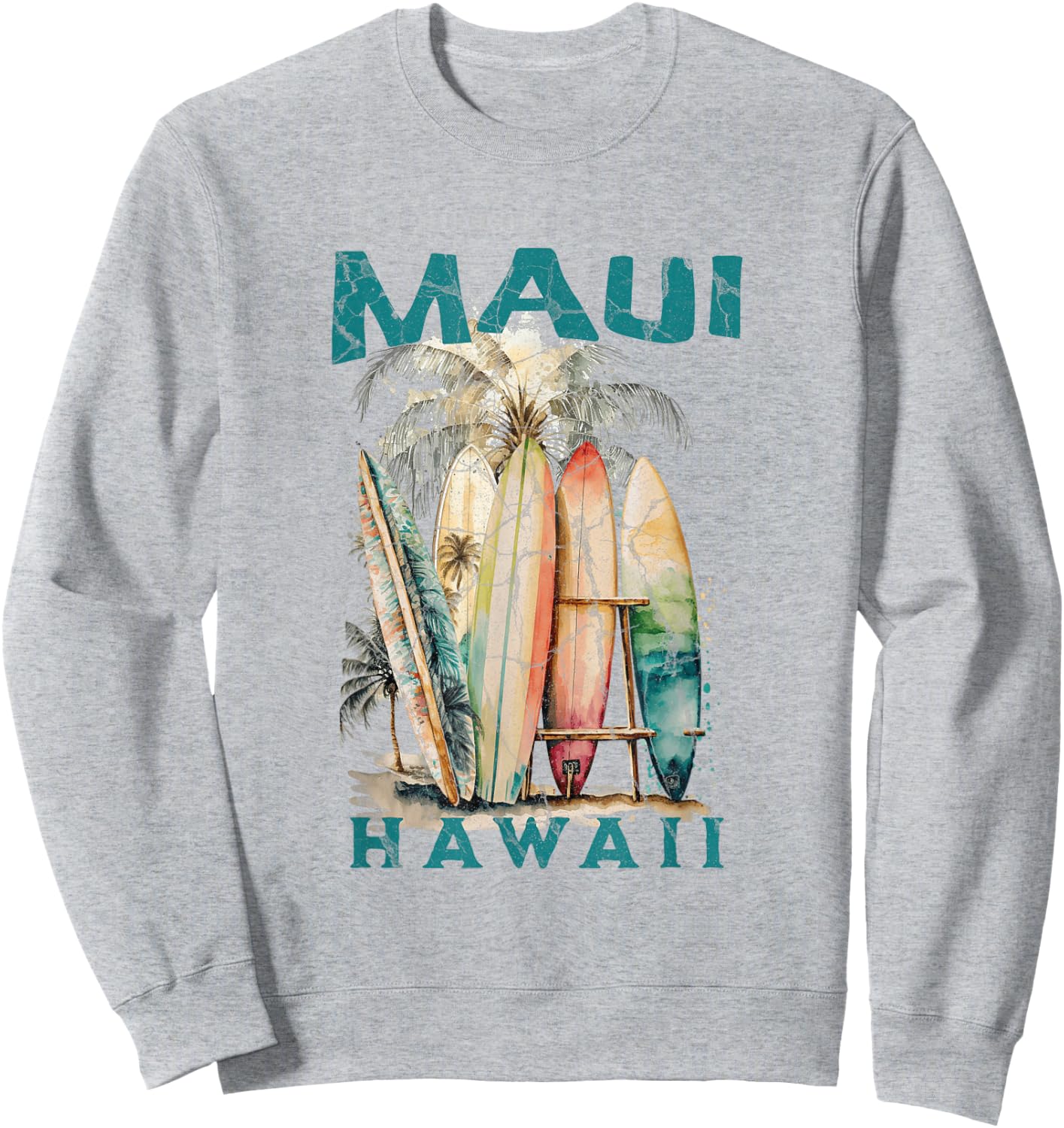 Maui Hawaii Sweatshirt - Sweatshirt | Ash