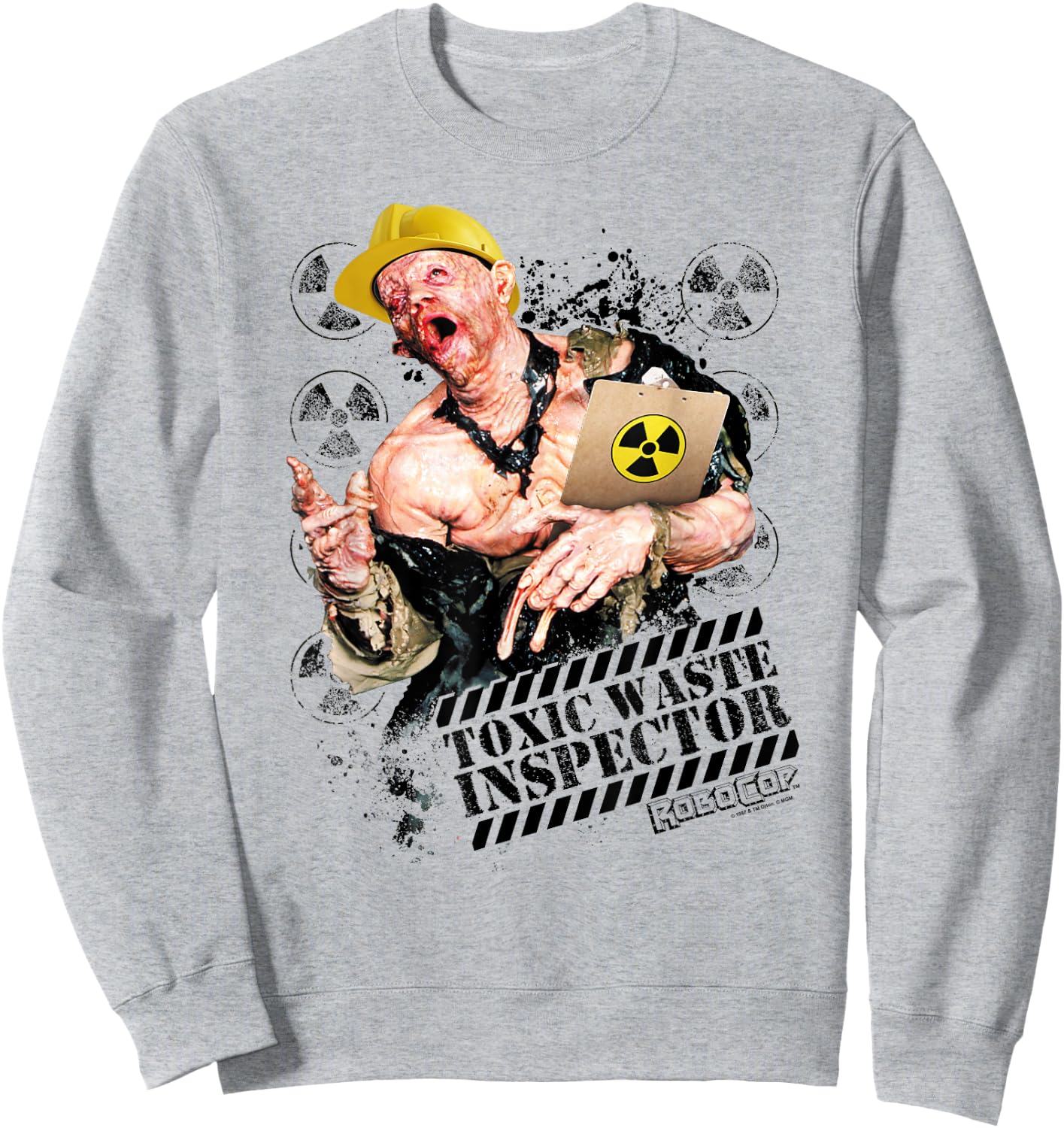 Robocop Toxic Waste Inspector Sweatshirt - Sweatshirt | Ash