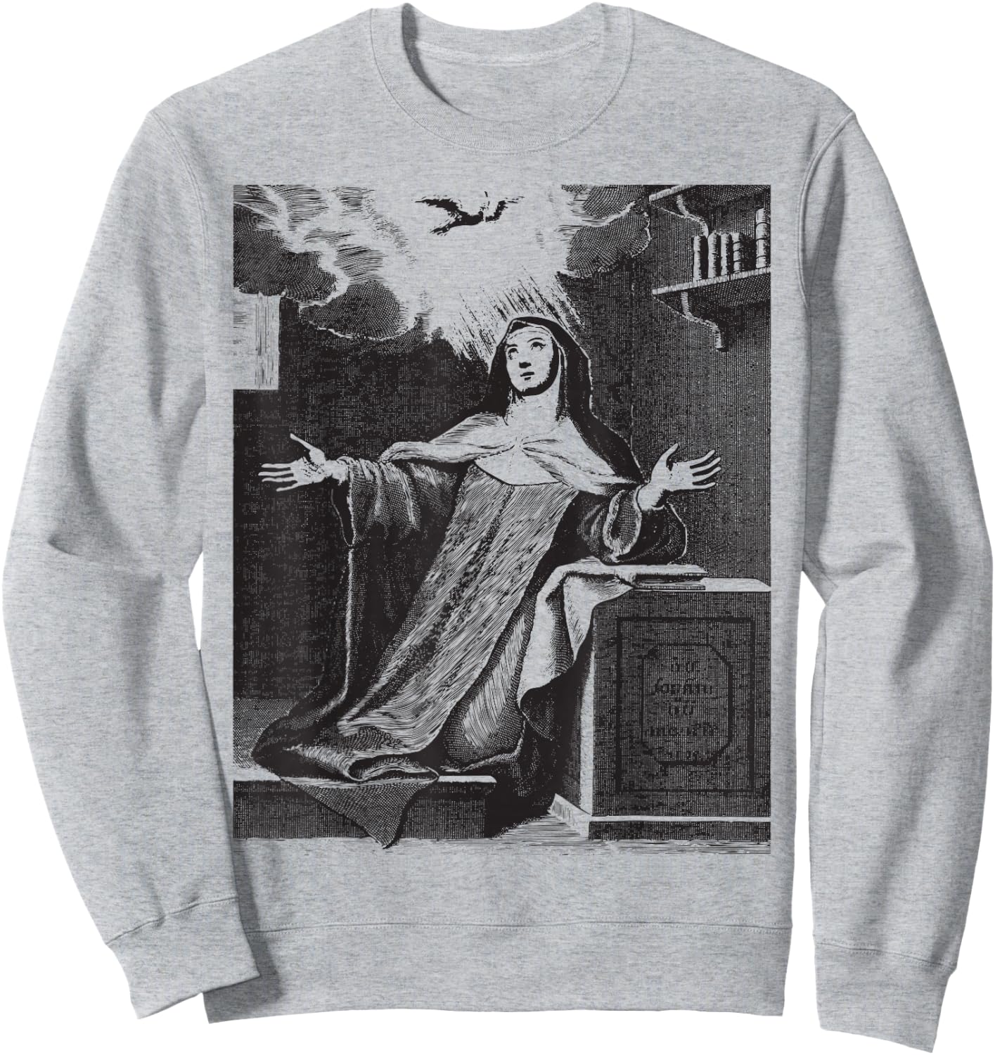 St Teresa of Avila Interior Castle Catholic Patron Saint Sweatshirt - Sweatshirt | Ash