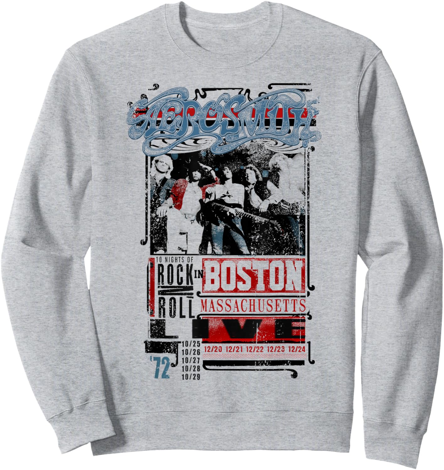 Aerosmith - LIVE! In Boston Sweatshirt - Sweatshirt | Ash