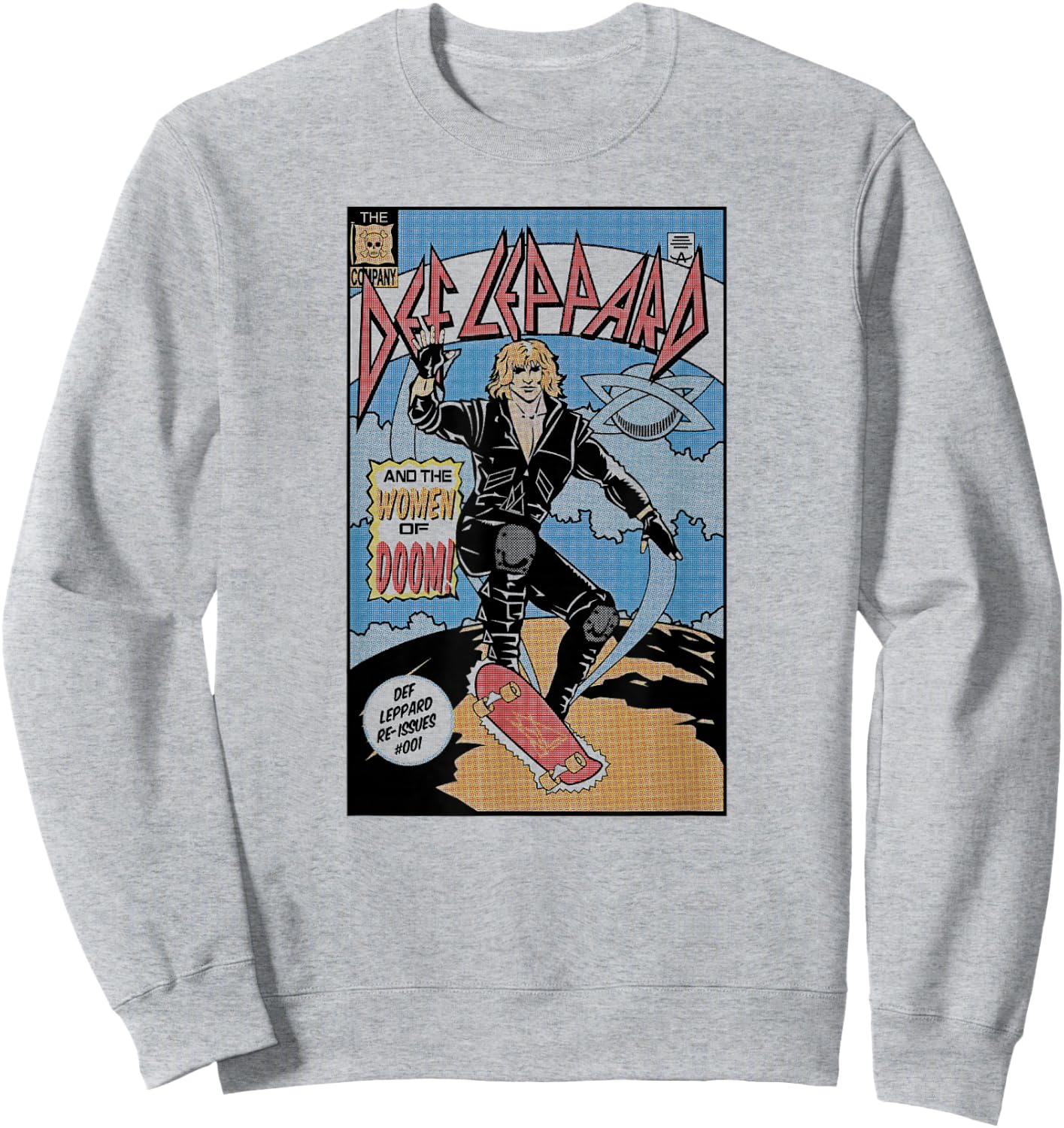 Def Leppard - Comic Sweatshirt - Sweatshirt | Ash