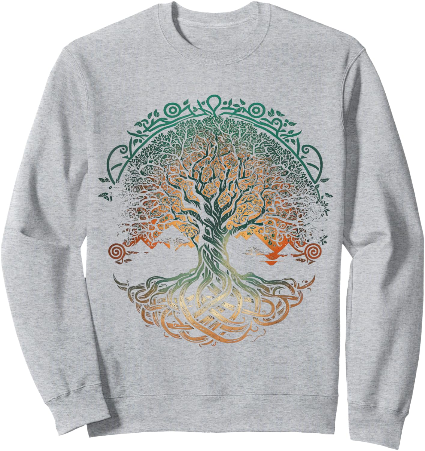 Tree of Life Yggdrasil Viking Midgard Thor Walhalla Sweatshirt - Sweatshirt | Ash