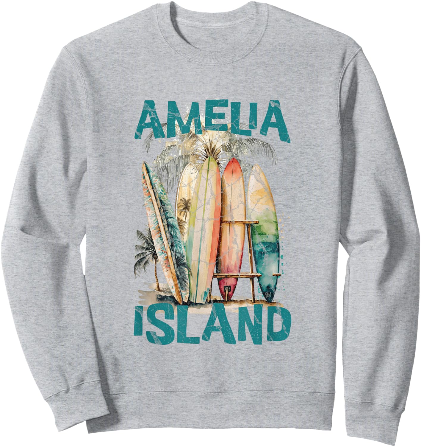 Amelia Island Florida Sweatshirt - Sweatshirt | Ash