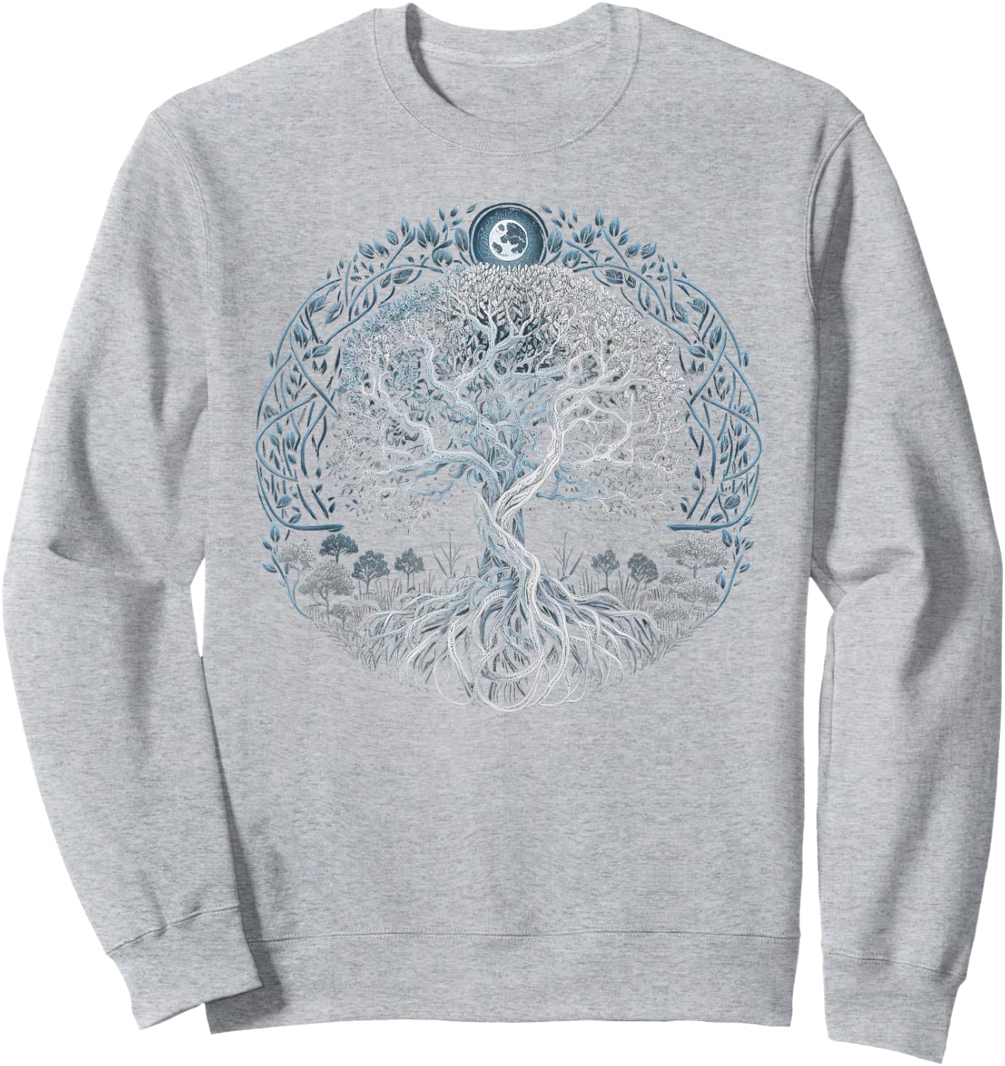 Tree of Life Yggdrasil Viking Midgard Thor Walhalla Sweatshirt - Sweatshirt | Ash