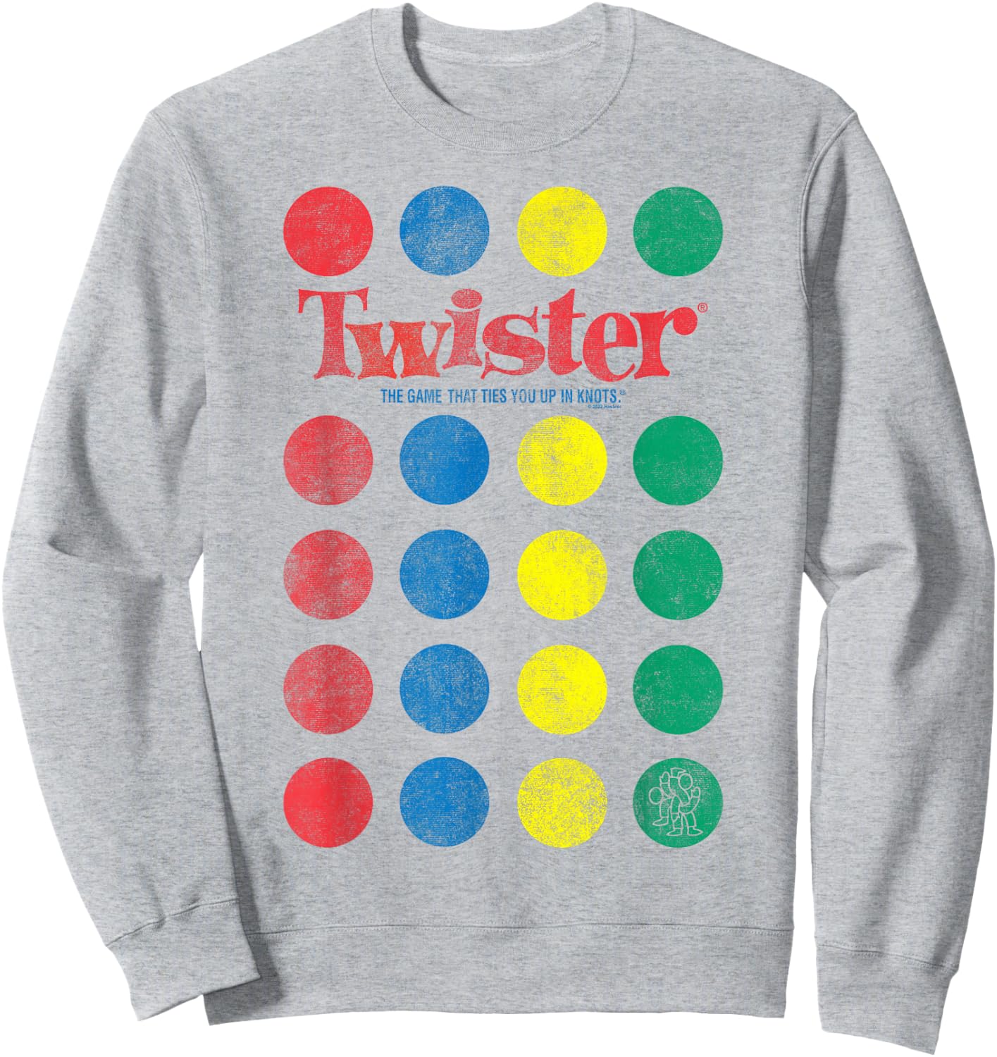 Twister Unfold The Mat The Game That Ties You Up In Knots Sweatshirt - Sweatshirt | Ash