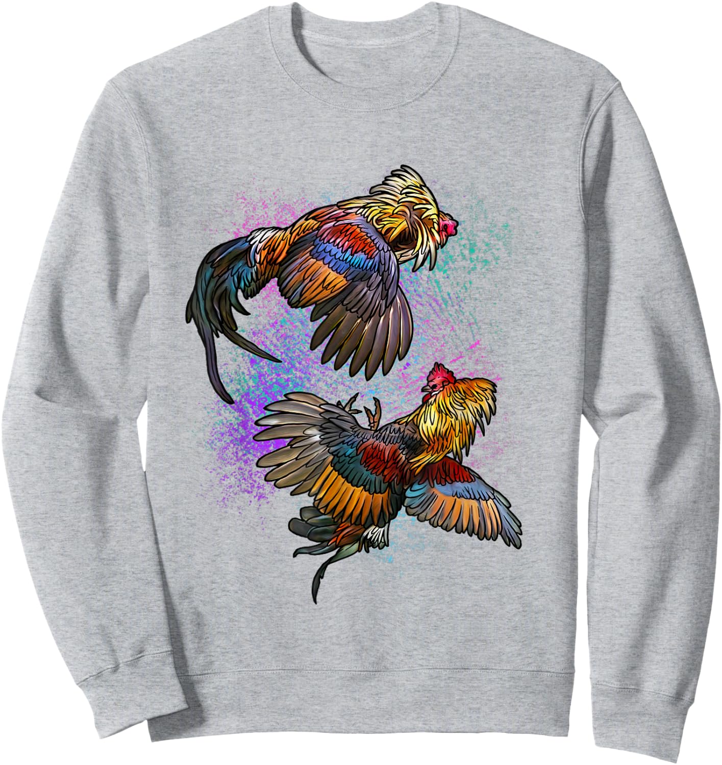 Peleas De Gallos Cockfighter Game Fowl Cockfighting Rooster Sweatshirt - Sweatshirt | Ash