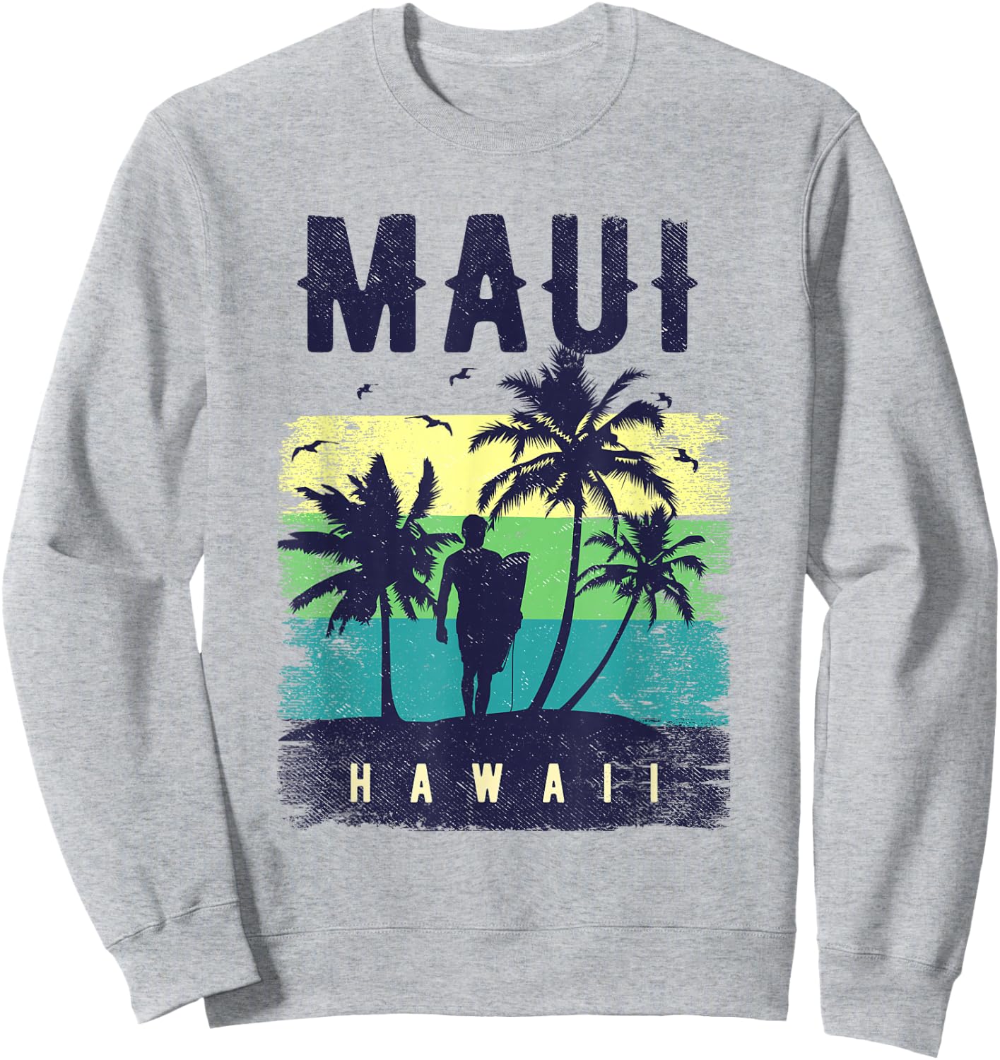 Maui Hawaii Shirt Maui Surfer Women Maui Sweatshirt - Sweatshirt | Ash
