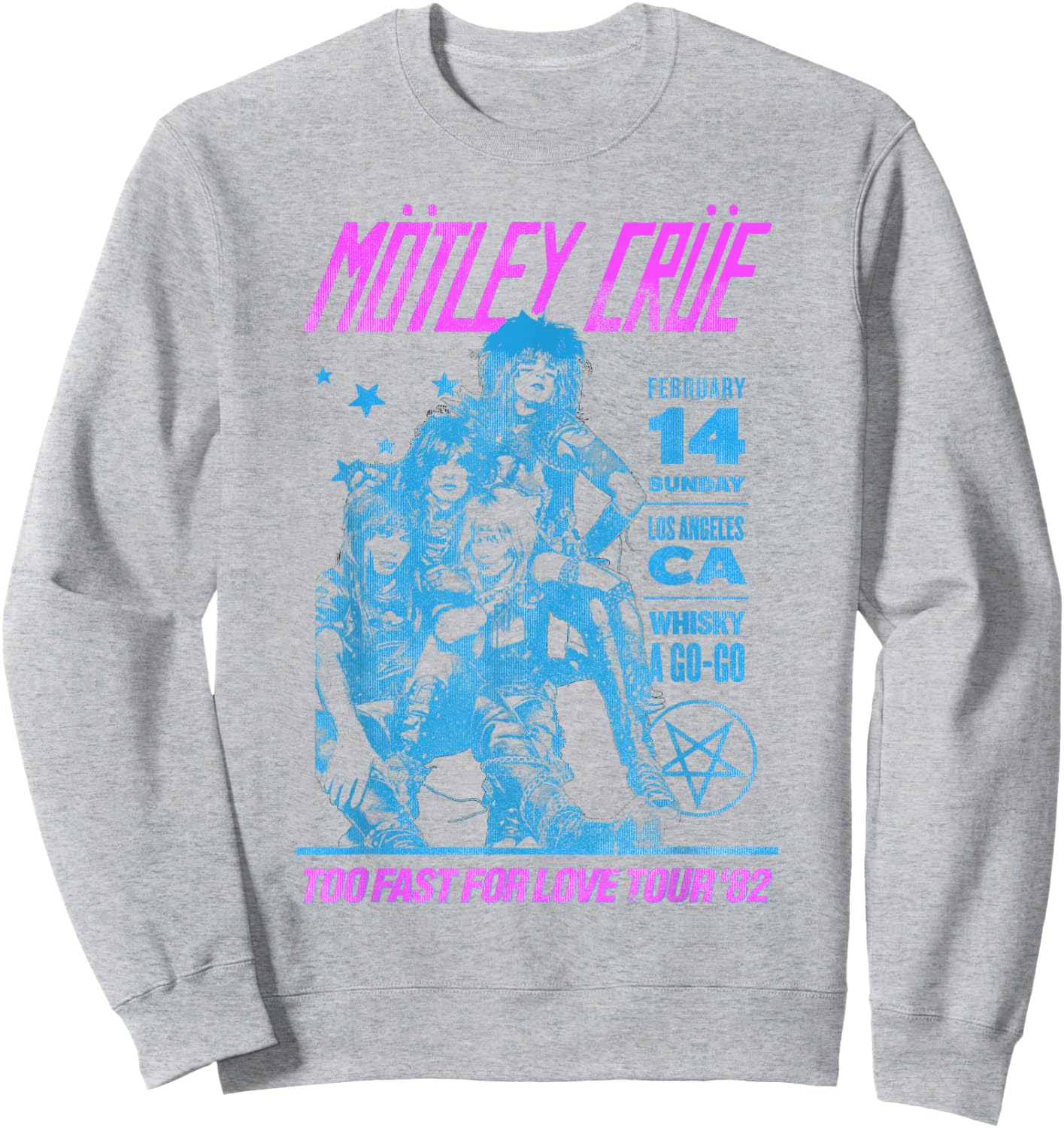 Mötley Crüe – Vintage Whisky Rework on White Sweatshirt - Sweatshirt | Ash