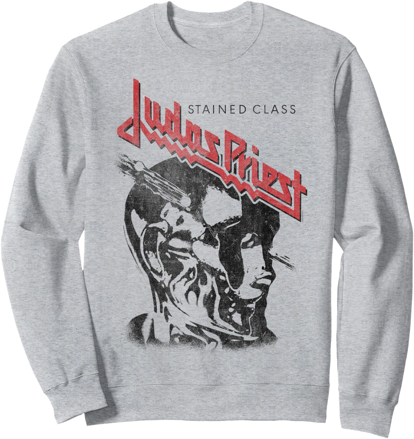 Judas Priest – Stained Class Black On White Sweatshirt - Sweatshirt | Ash