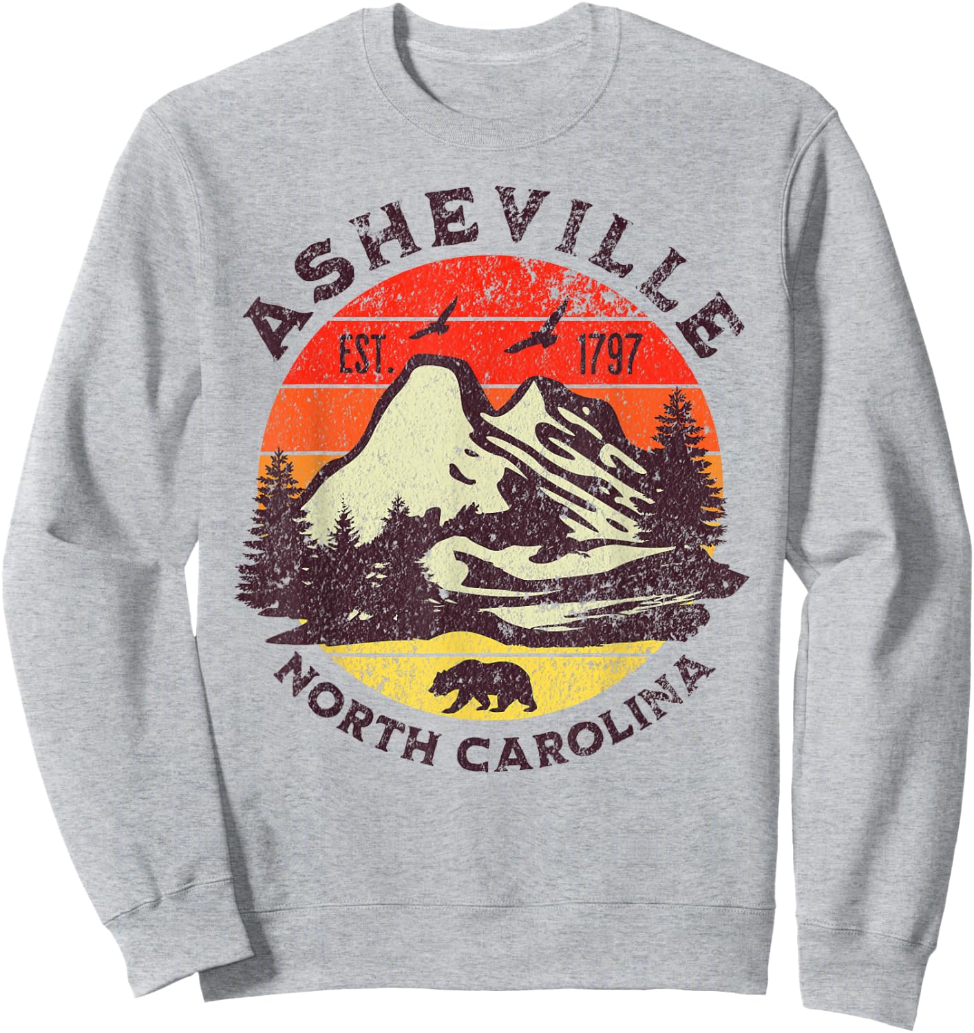 Asheville Sweatshirt - Sweatshirt | Ash